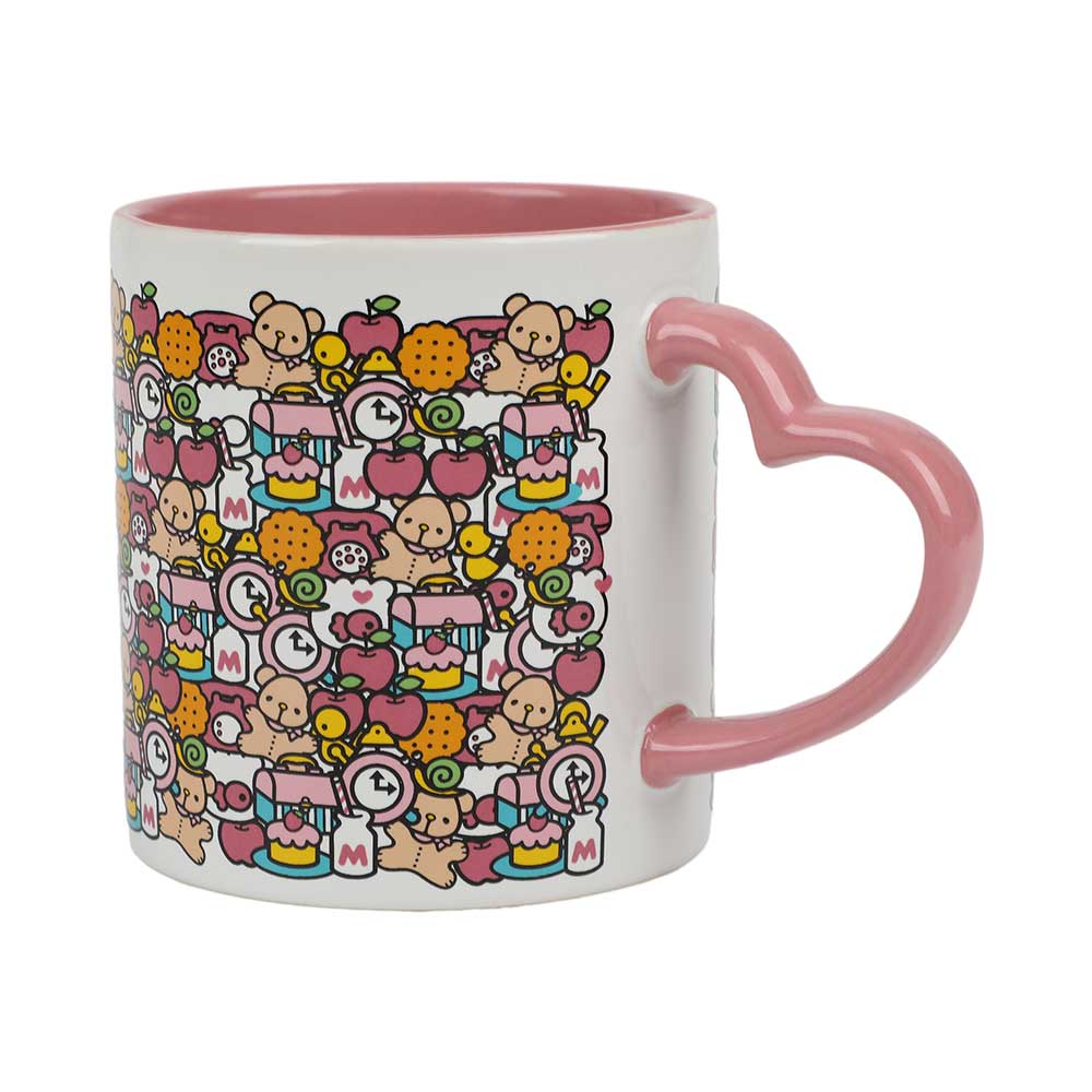 Hello Kitty 16oz Heart Handle Ceramic Mug Manchester