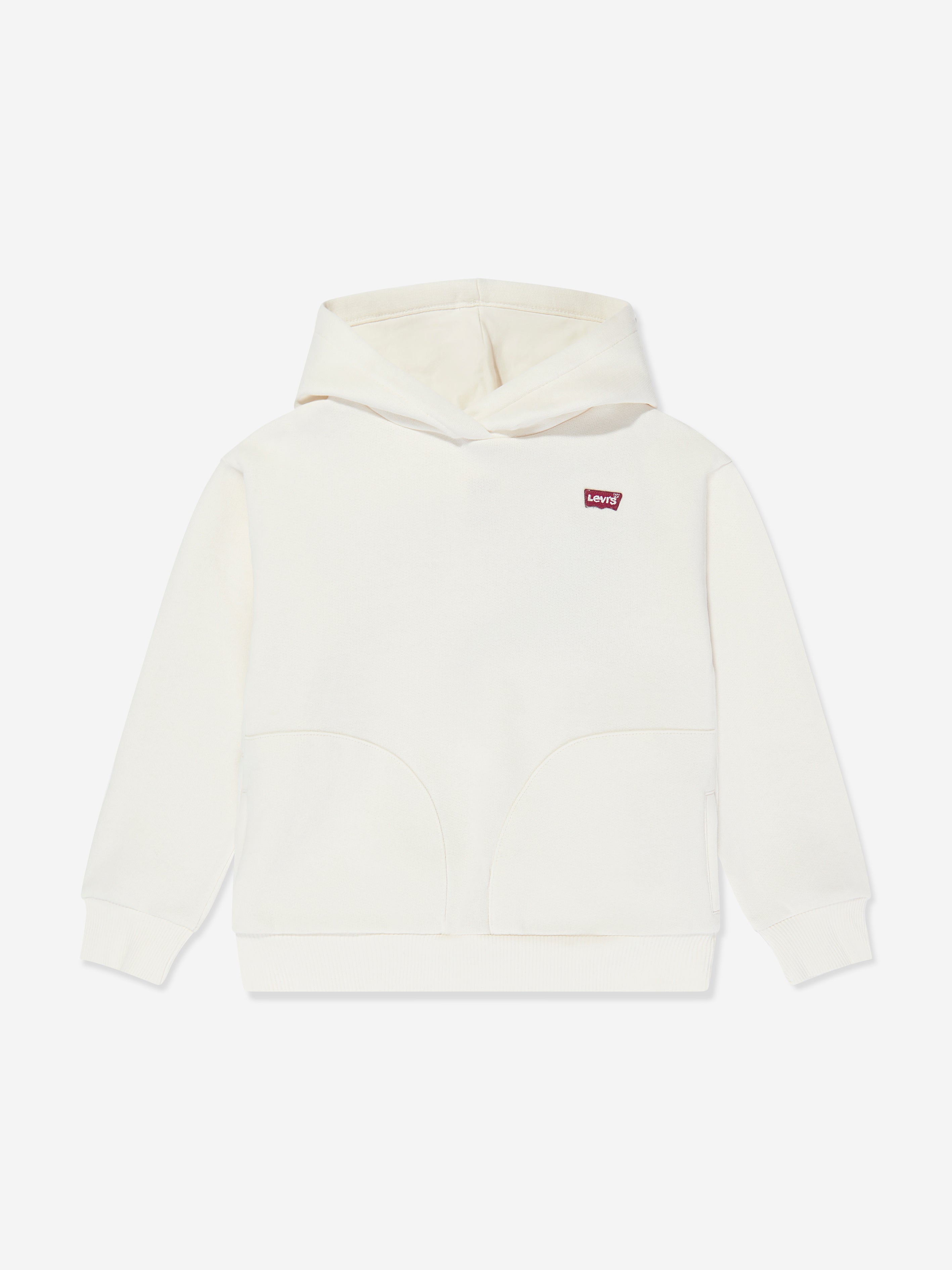 Levi's Girls Batwing Chest Hit Hoodie in Ivory