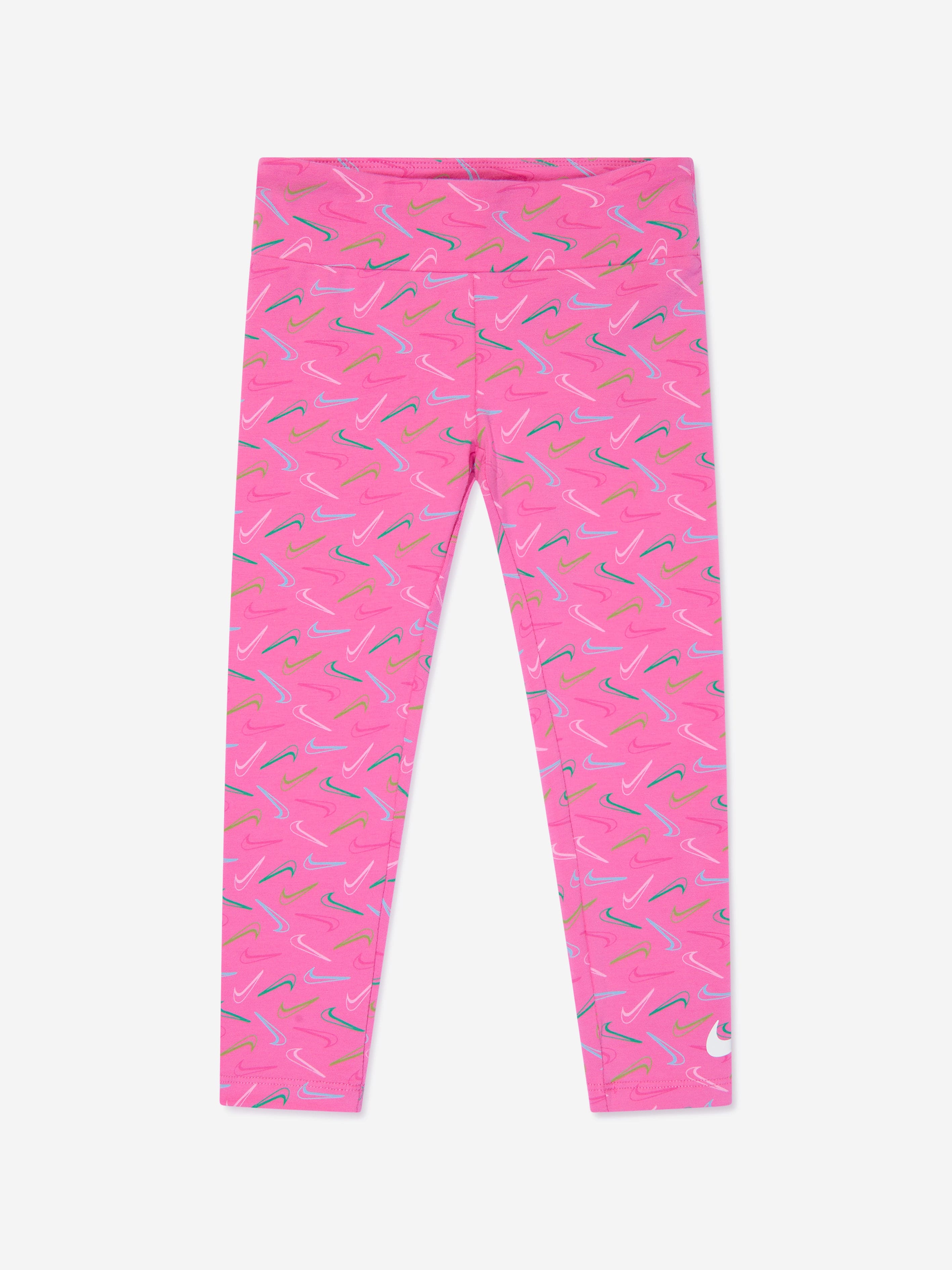 Nike Girls Swoosh Logo Leggings in Pink Clearance Get Authentic