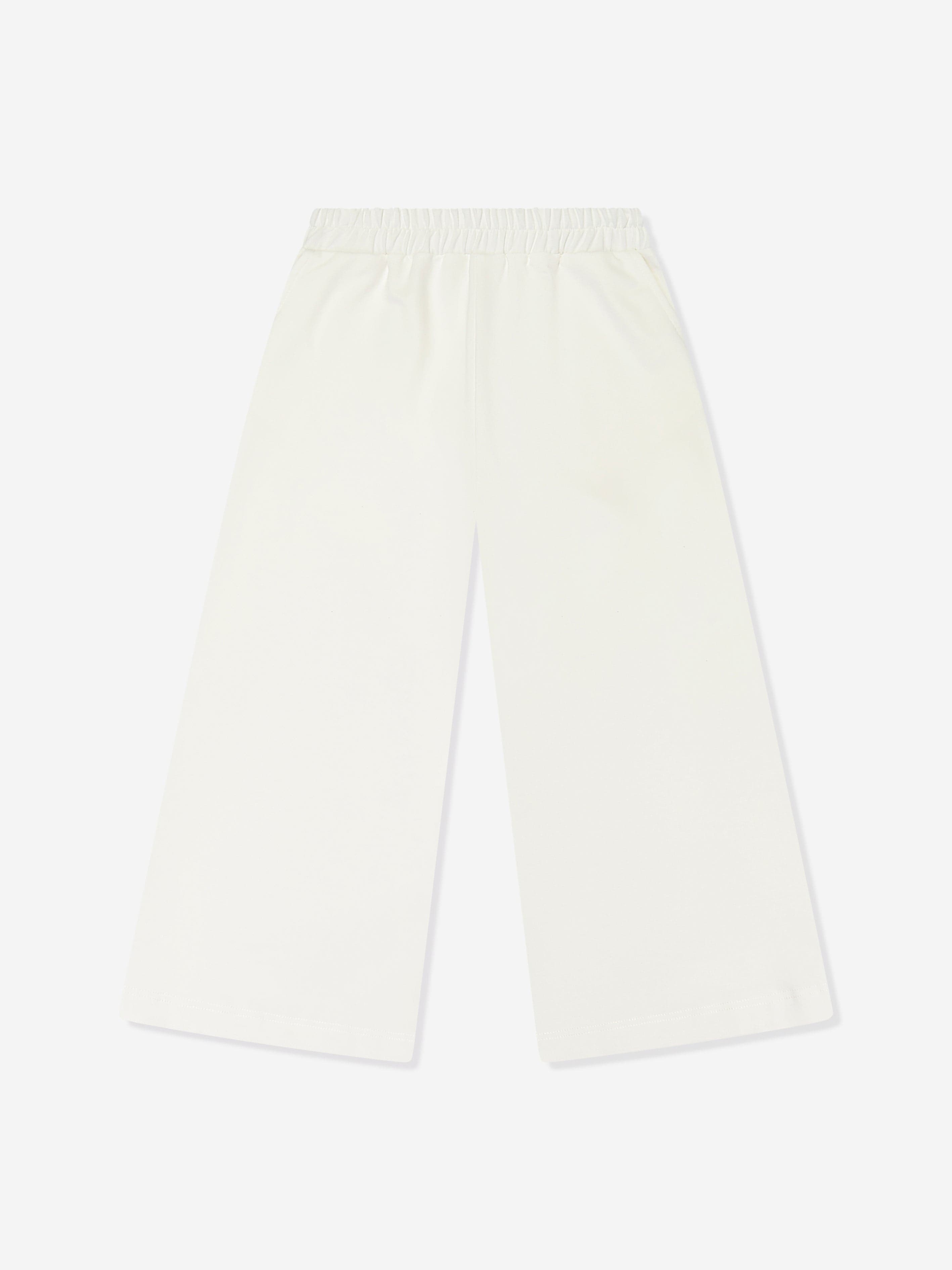 Mama Luma Girls Wide Leg Pants in White Cheap Sale Wiki