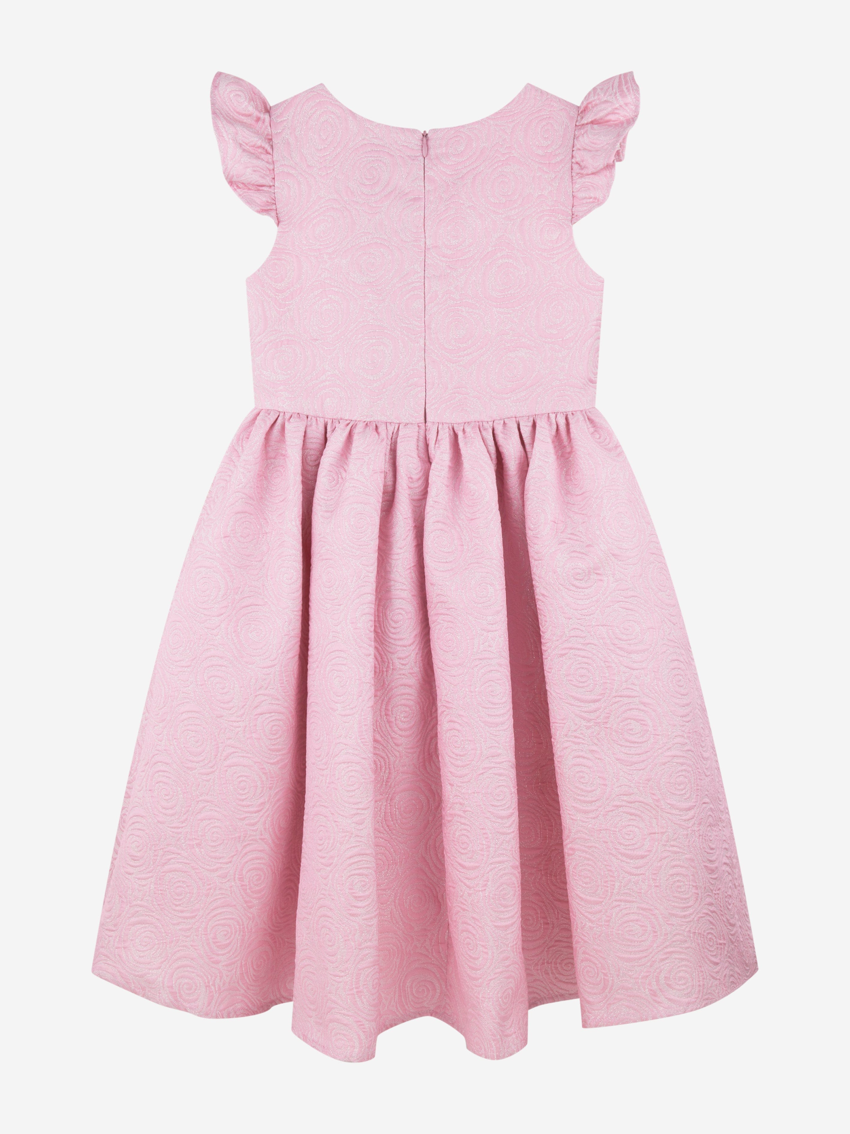 iAMe Girls All Over Print Dress in Pink Free Shipping Fashion Style