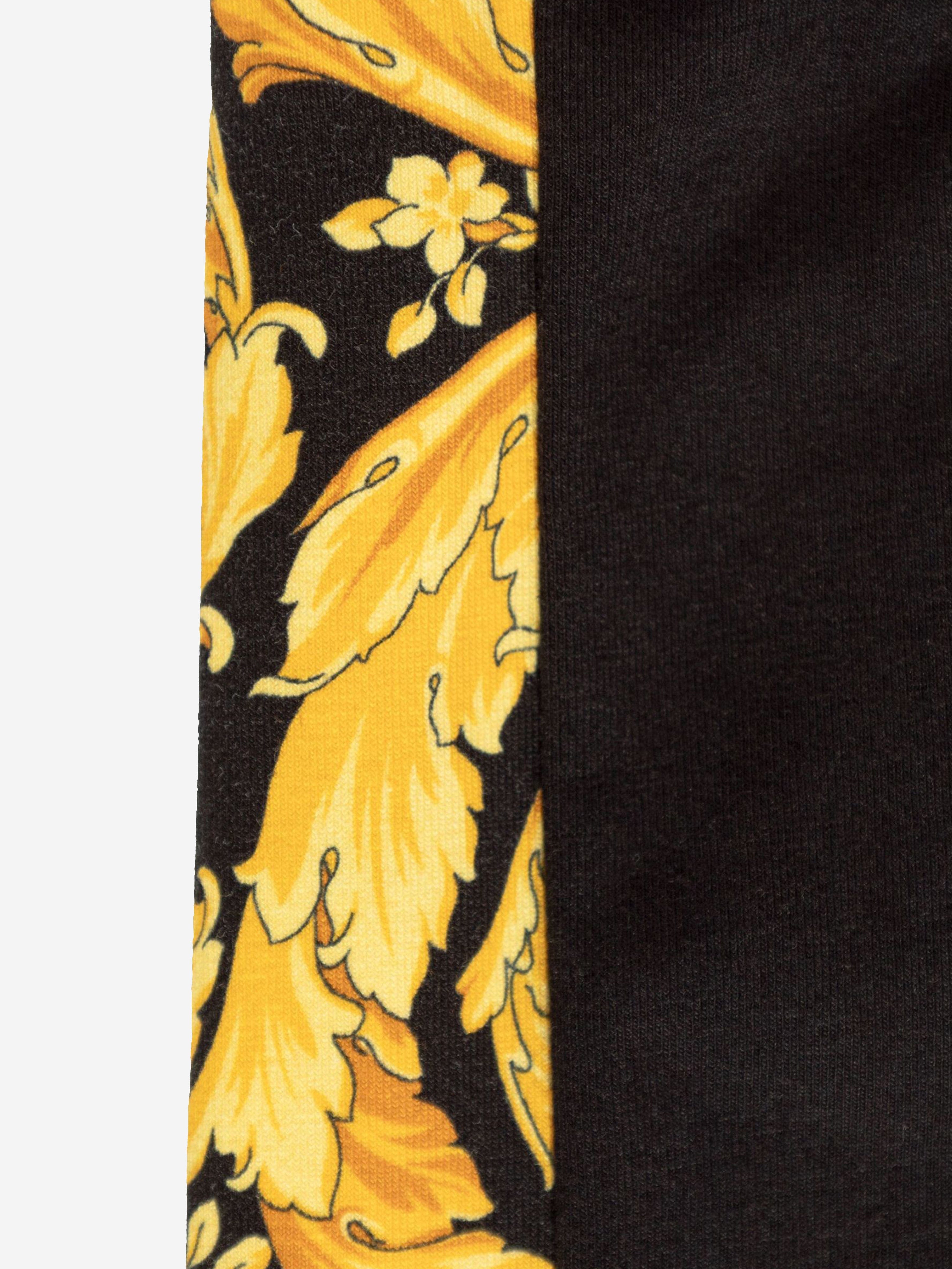 Versace Girls Logo Leggings in Black Safe Shopping Cheap Online
