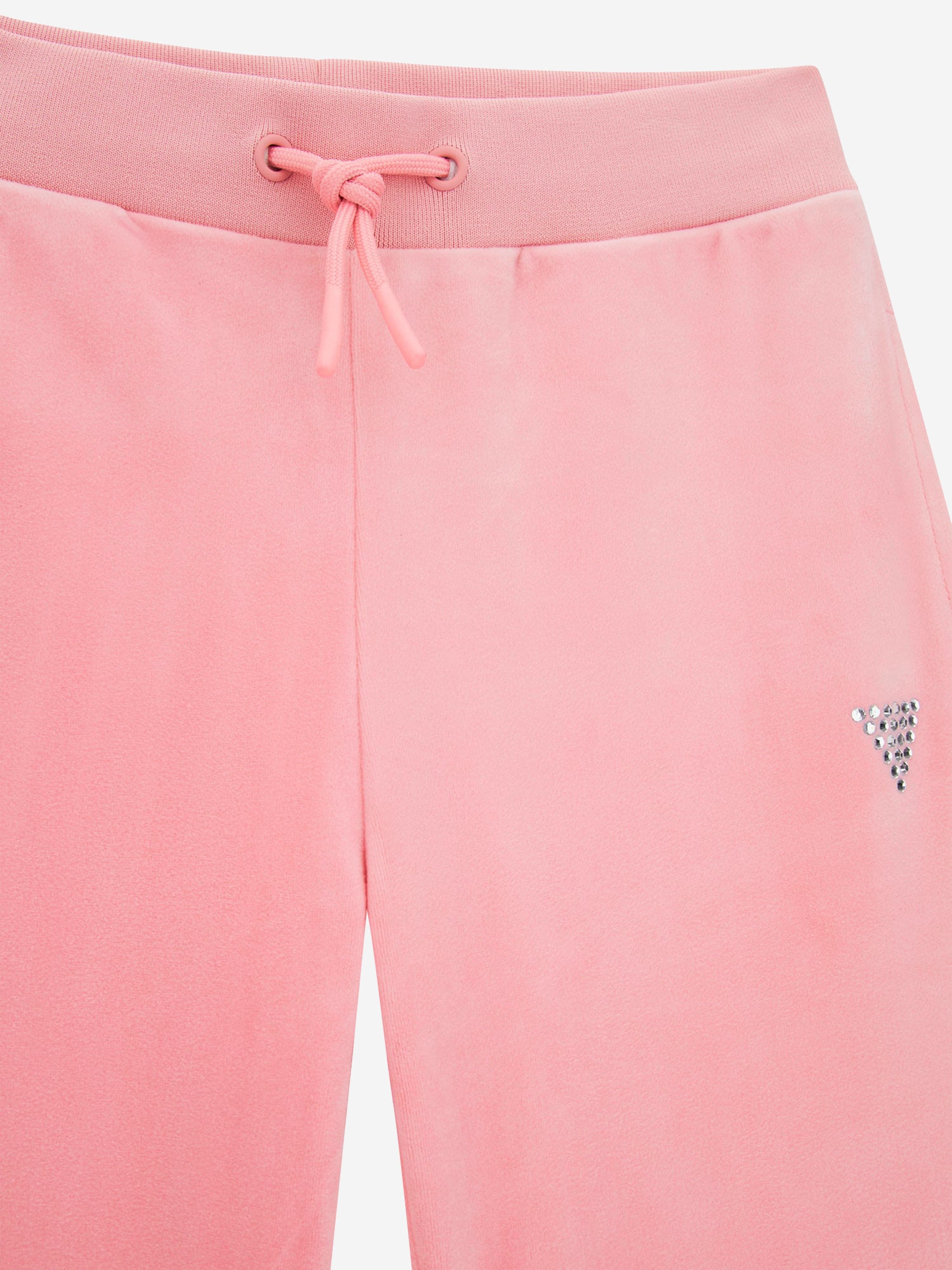 Guess Girls Logo Joggers in Pink Buy Cheap Pay With Paypal