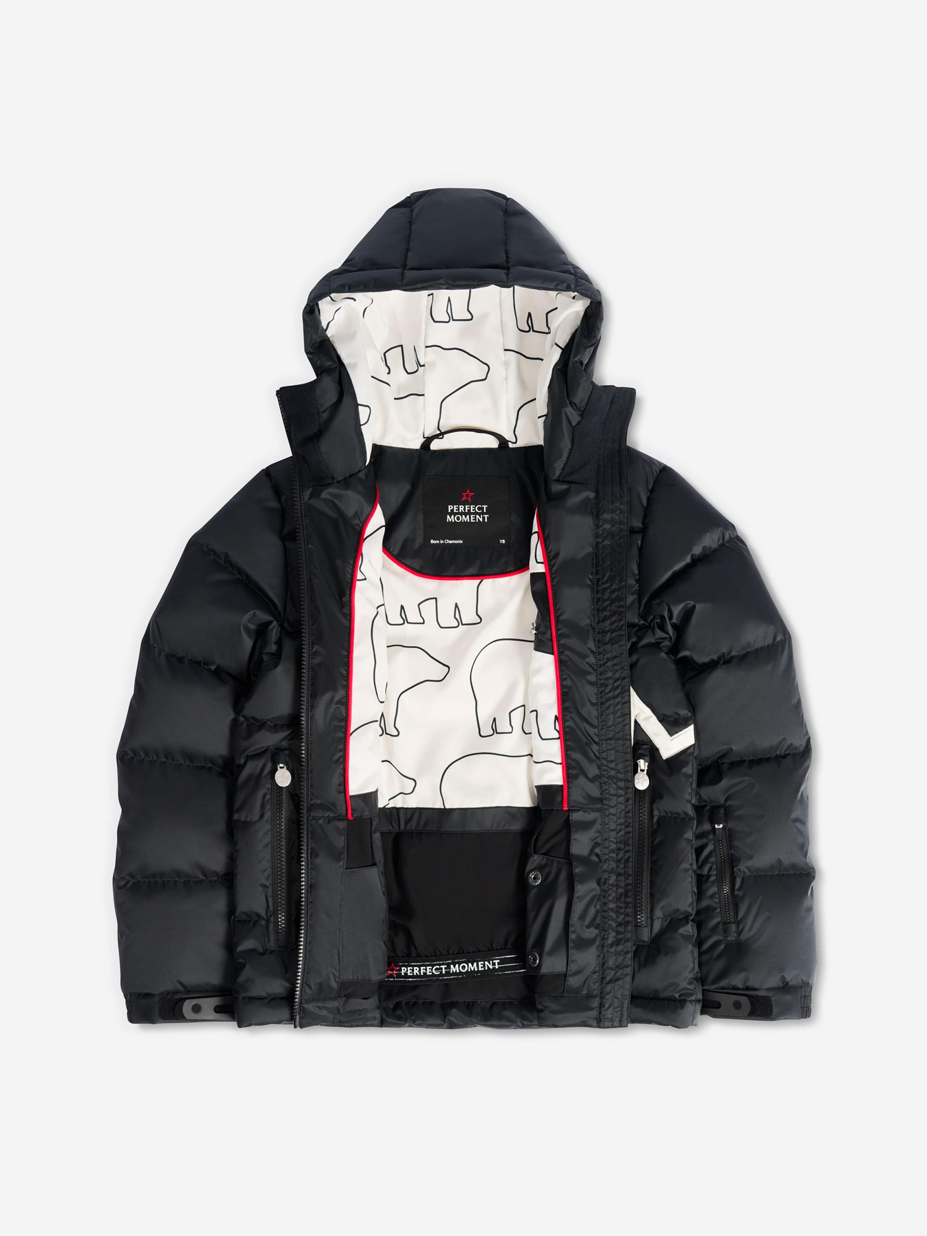 Perfect Moment Kids Super Mojo Down Puffer Jacket in Black Free Shipping For Nice