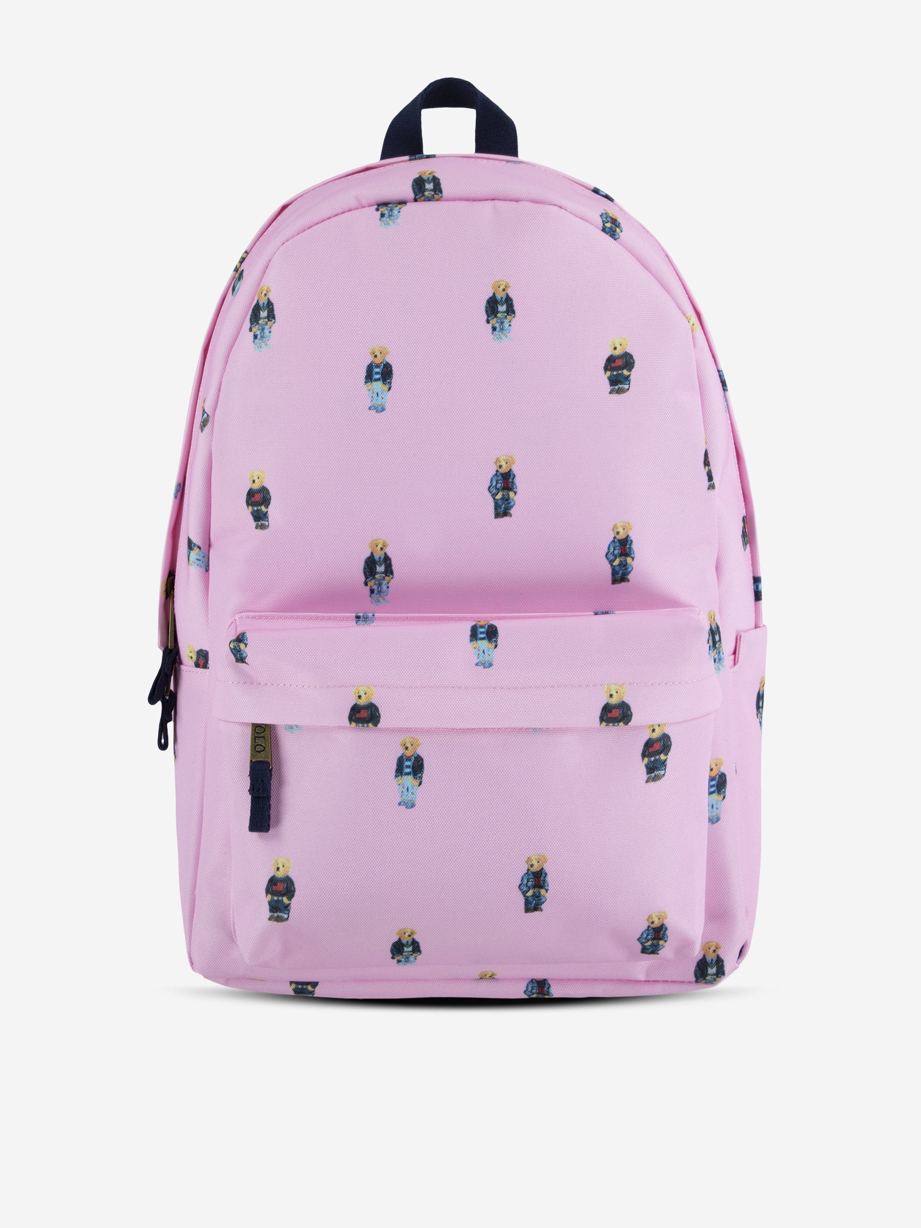Ralph Lauren Girls Polo Bear Backpack in Pink (35.5cm) Free Shipping Buy