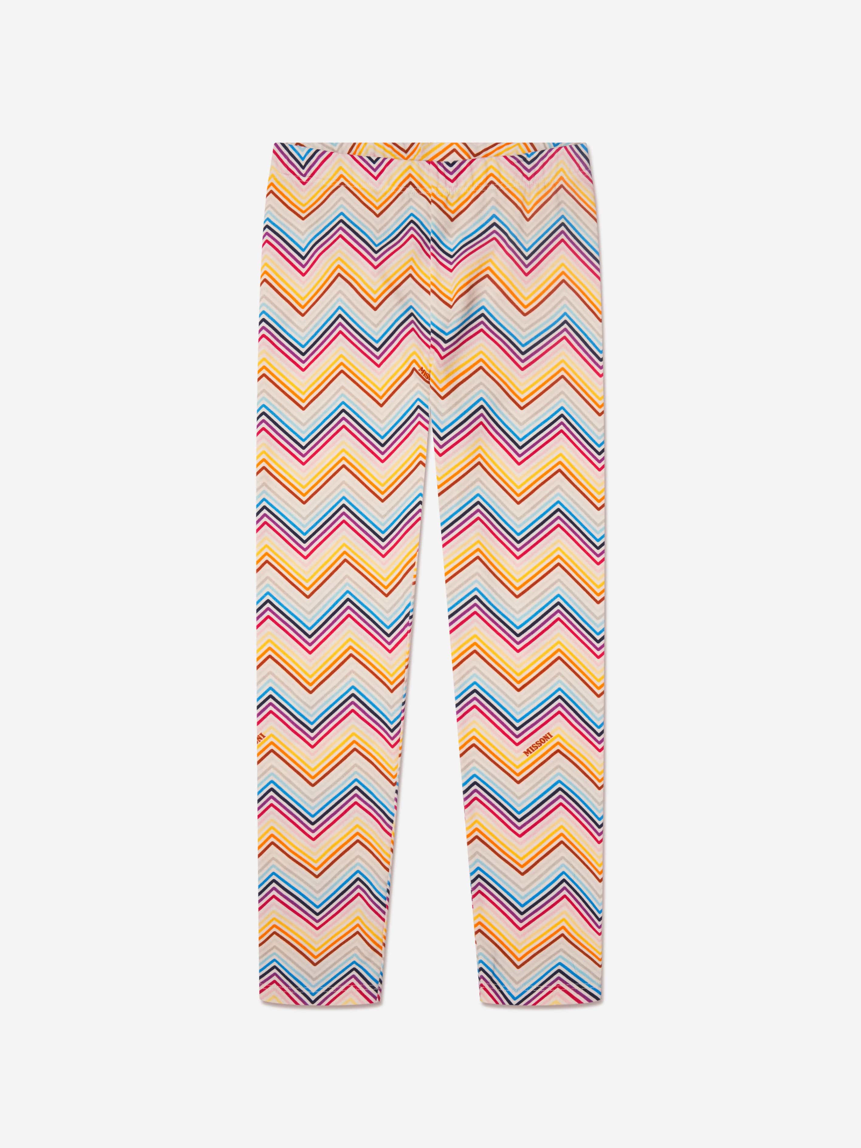 Missoni Girls Zig Zag Leggings in Multicolour Clearance Pre Order
