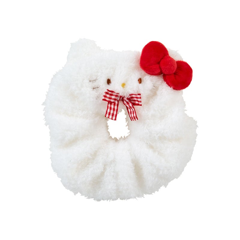 Hello Kitty Cozy Plush Scrunchie (Gingham Bow) Sale Exclusive