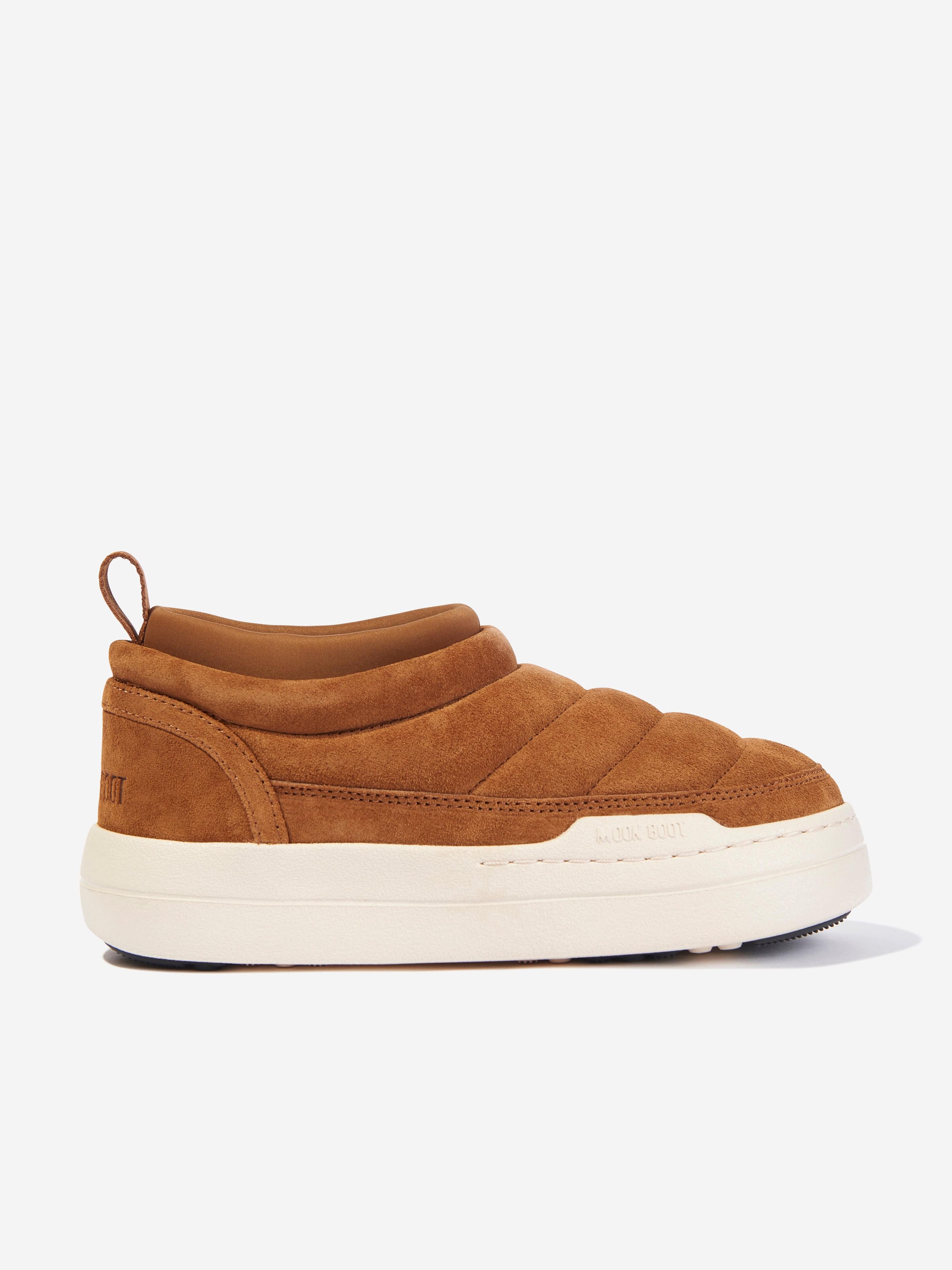 Moon Boot Kids Park Soft Suede Shoes in Brown Official Cheap Online