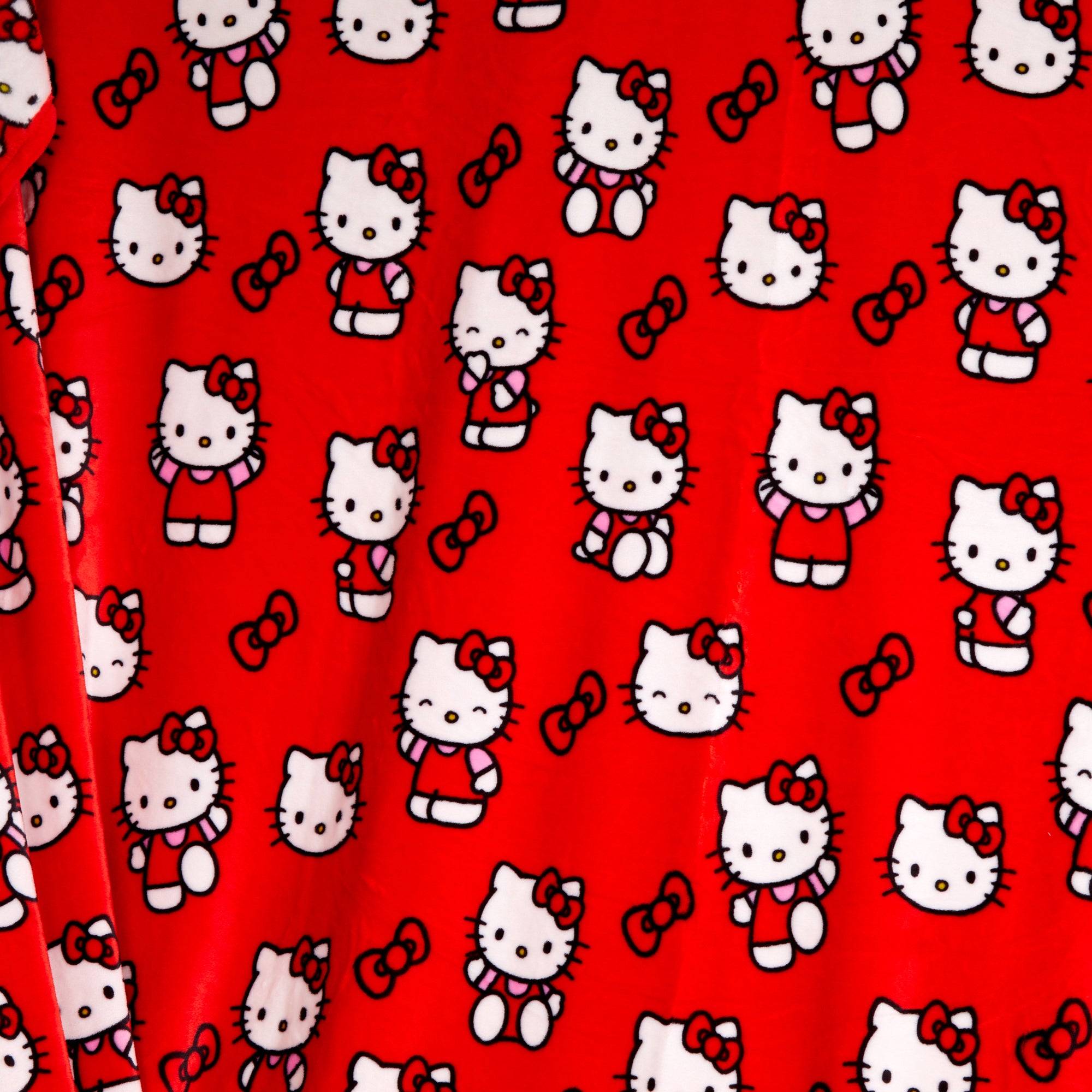 Hello Kitty Always Red Cozy Throw Blanket Sale New Styles