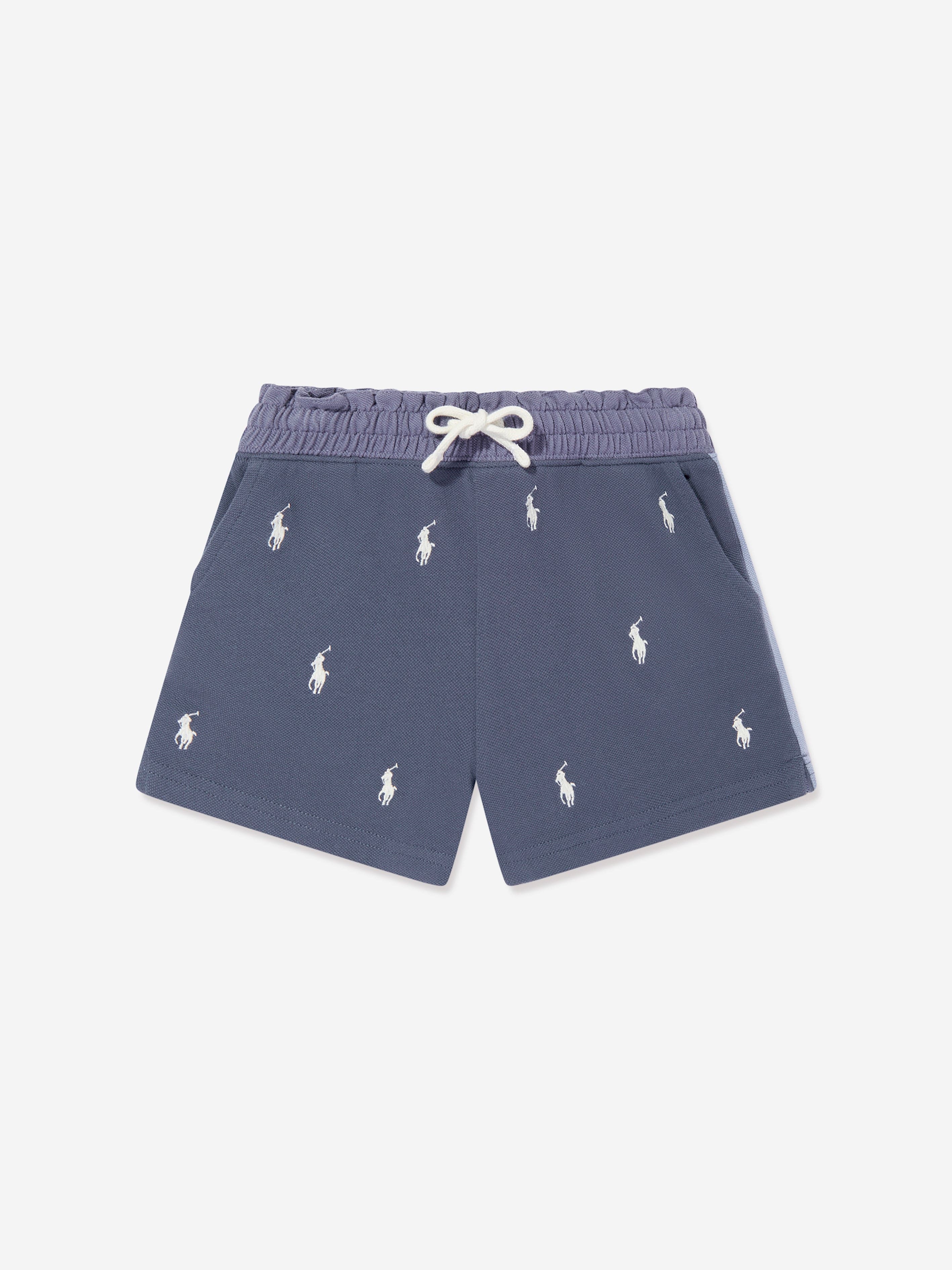 Ralph Lauren Girls Logo Shorts in Blue Buy Cheap Fake