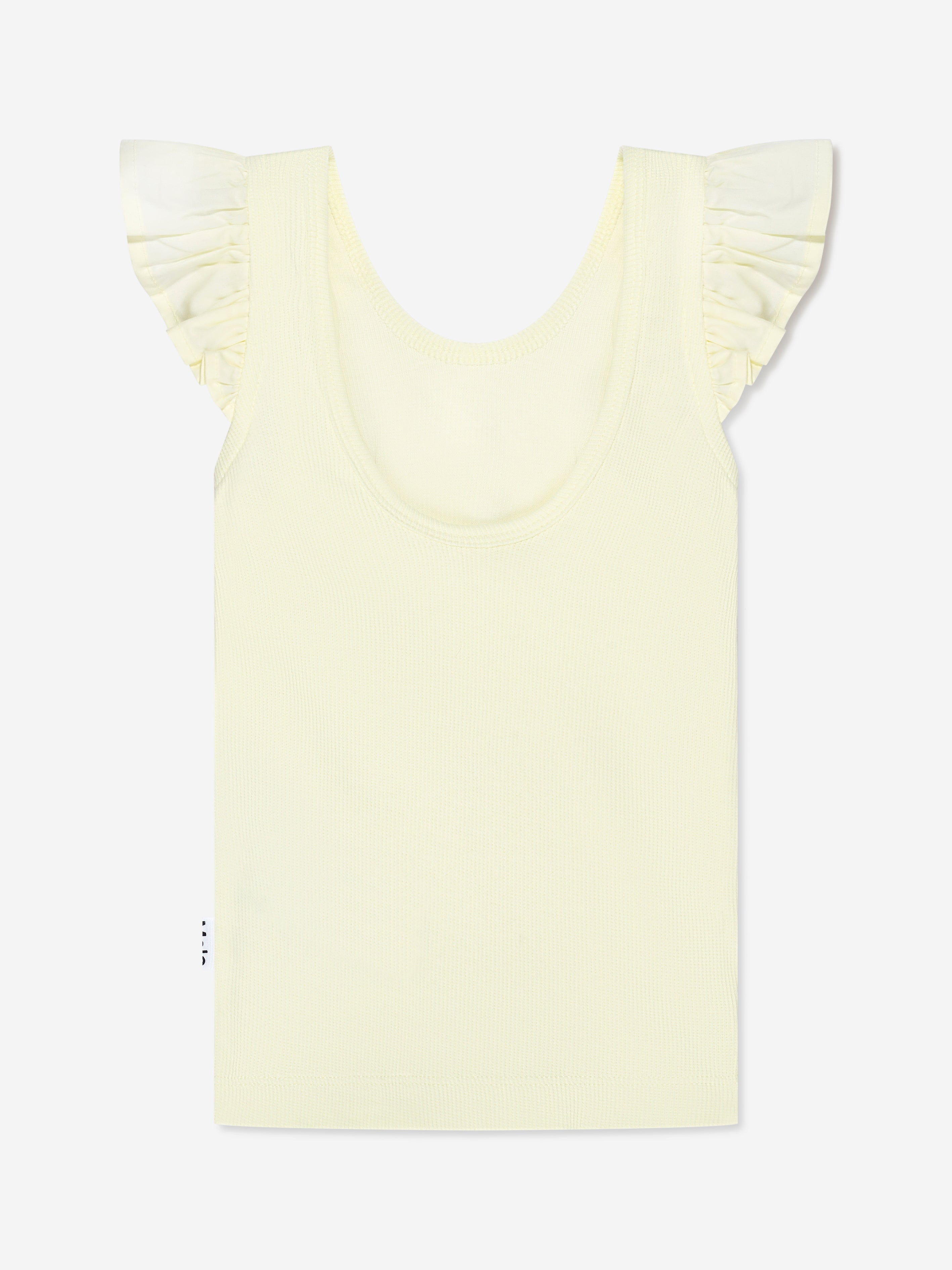 Molo Girls Organic Cotton Ranja Top In Yellow Order Cheap Online