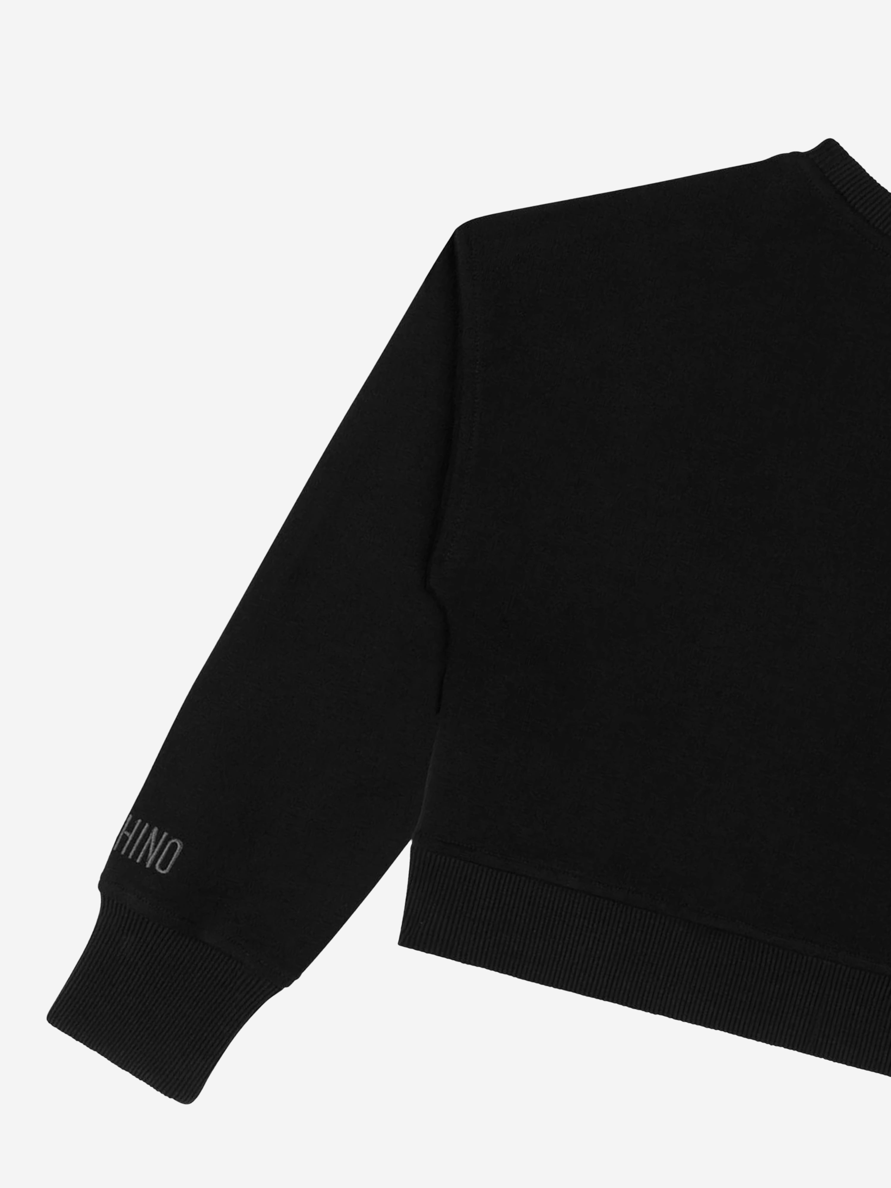 Moschino Kids Smiley Face Sweatshirt in Black Ost Release Dates