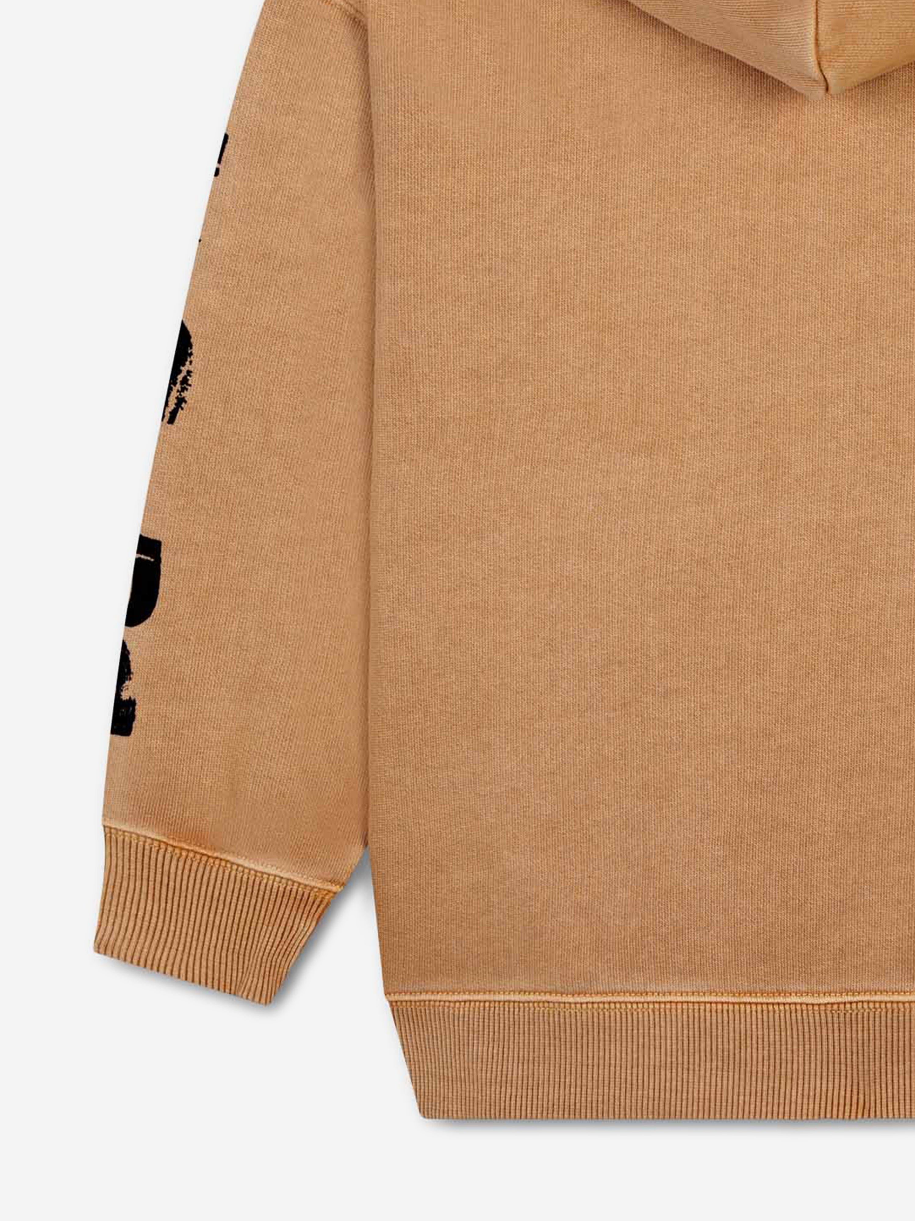 MARC JACOBS Kids Smiley Zip Up Top in Brown Clearance Pictures
