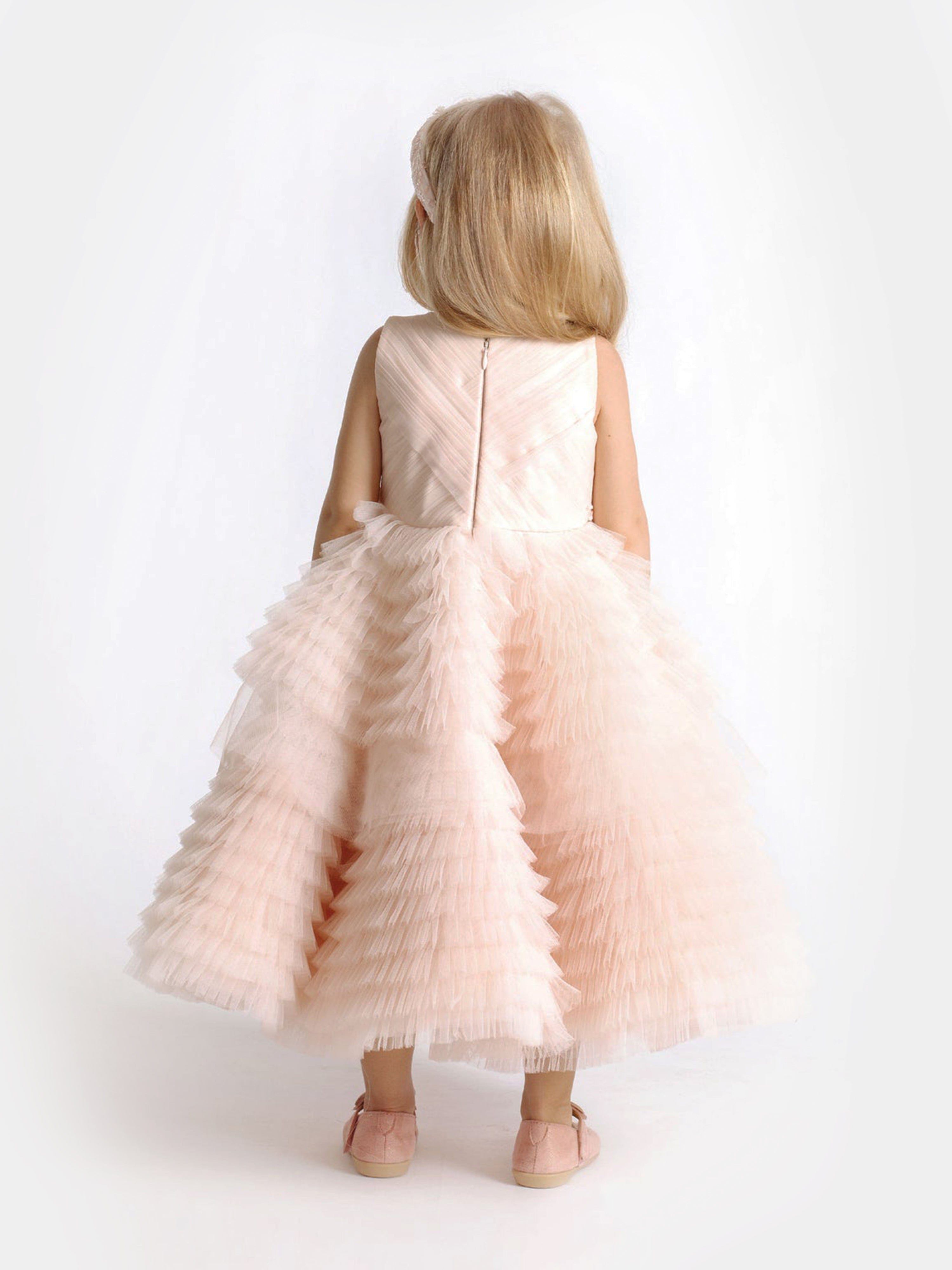 Maison Ava Girls Coralie Dress in Blush Lowest Pice Cheap Pice