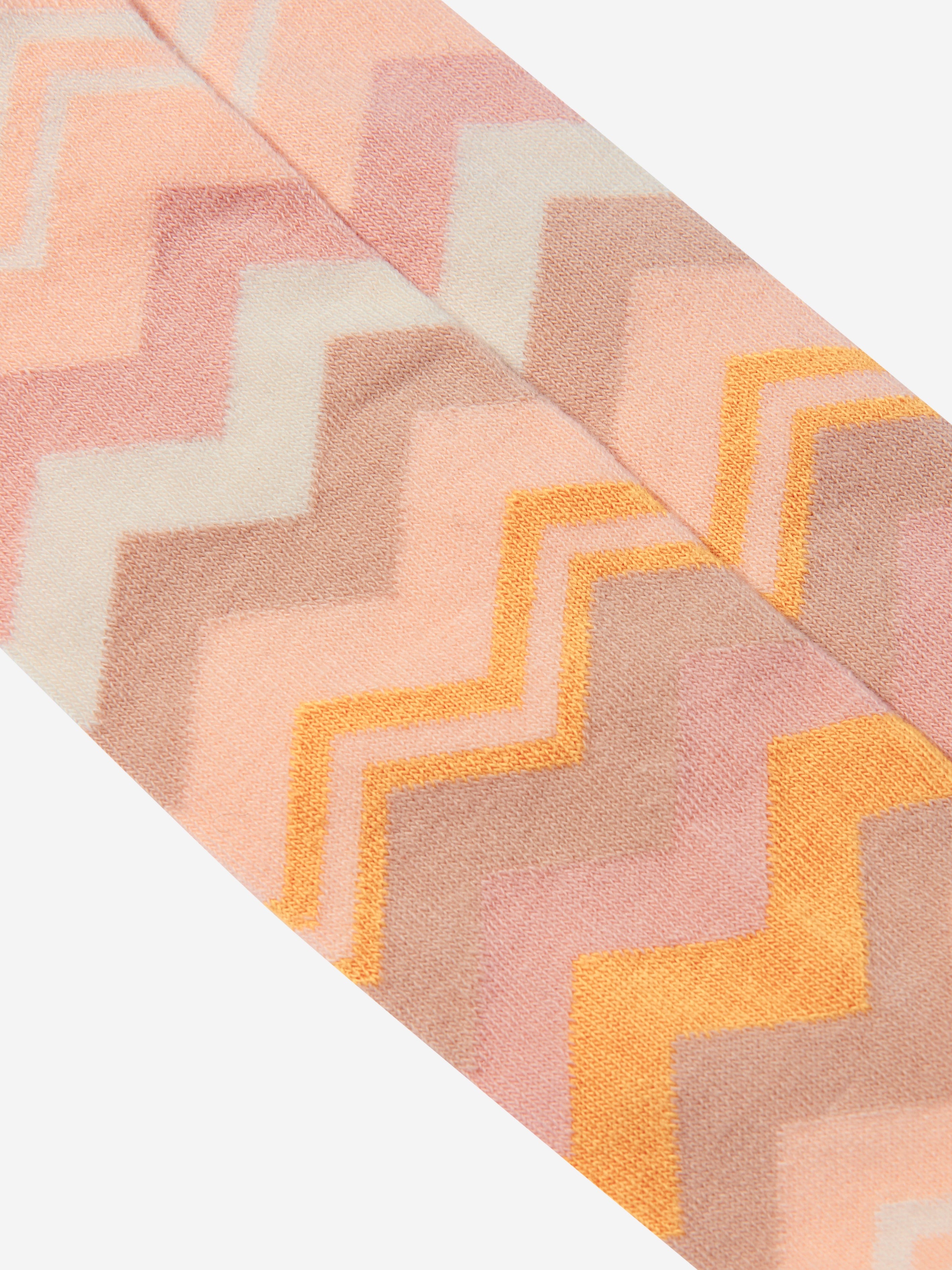Missoni Girls Zigzag Socks in Pink Free Shipping Low Cost