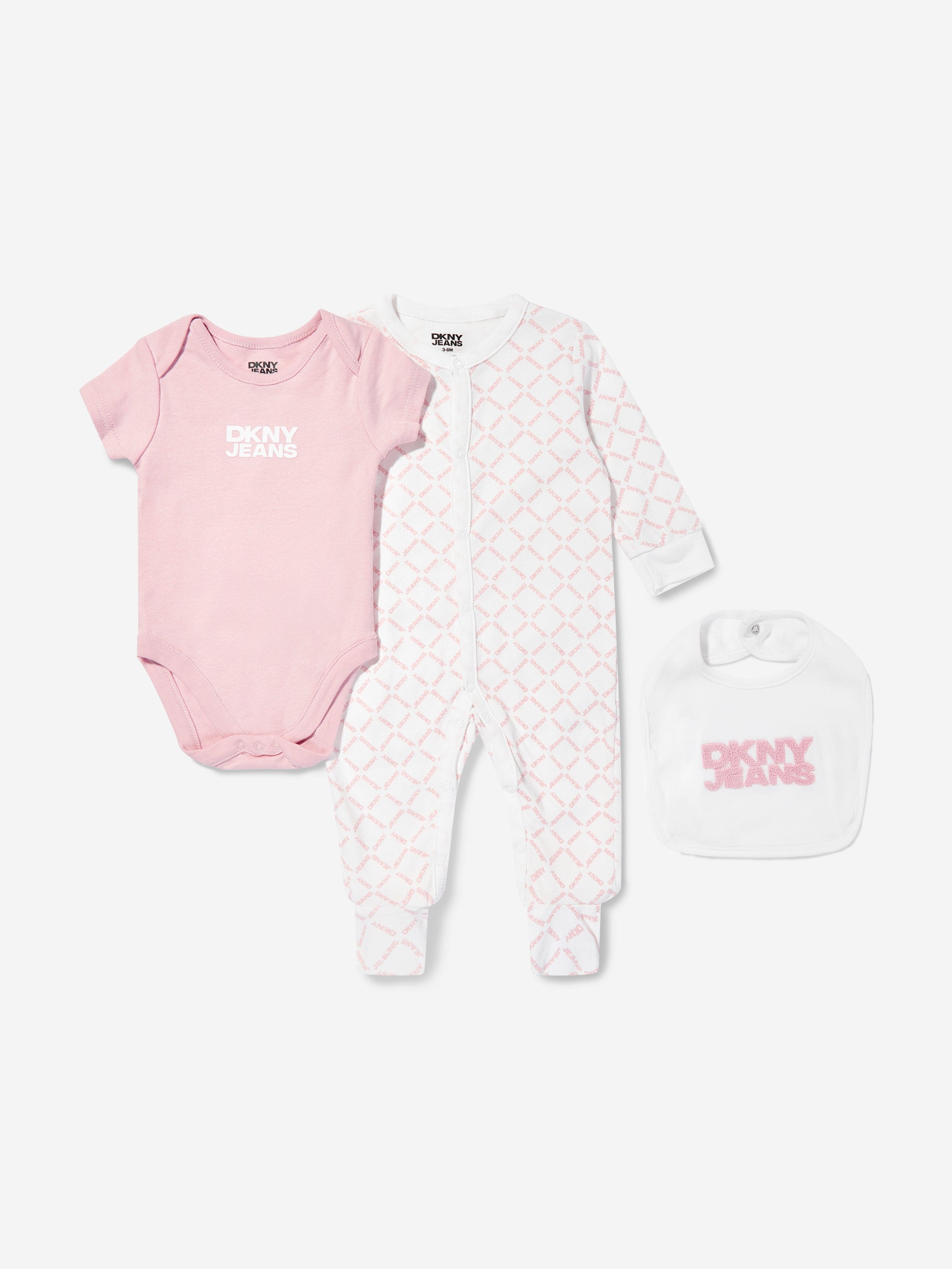DKNY Baby Girls Babygrow Set in Pink 2025 Sale Online