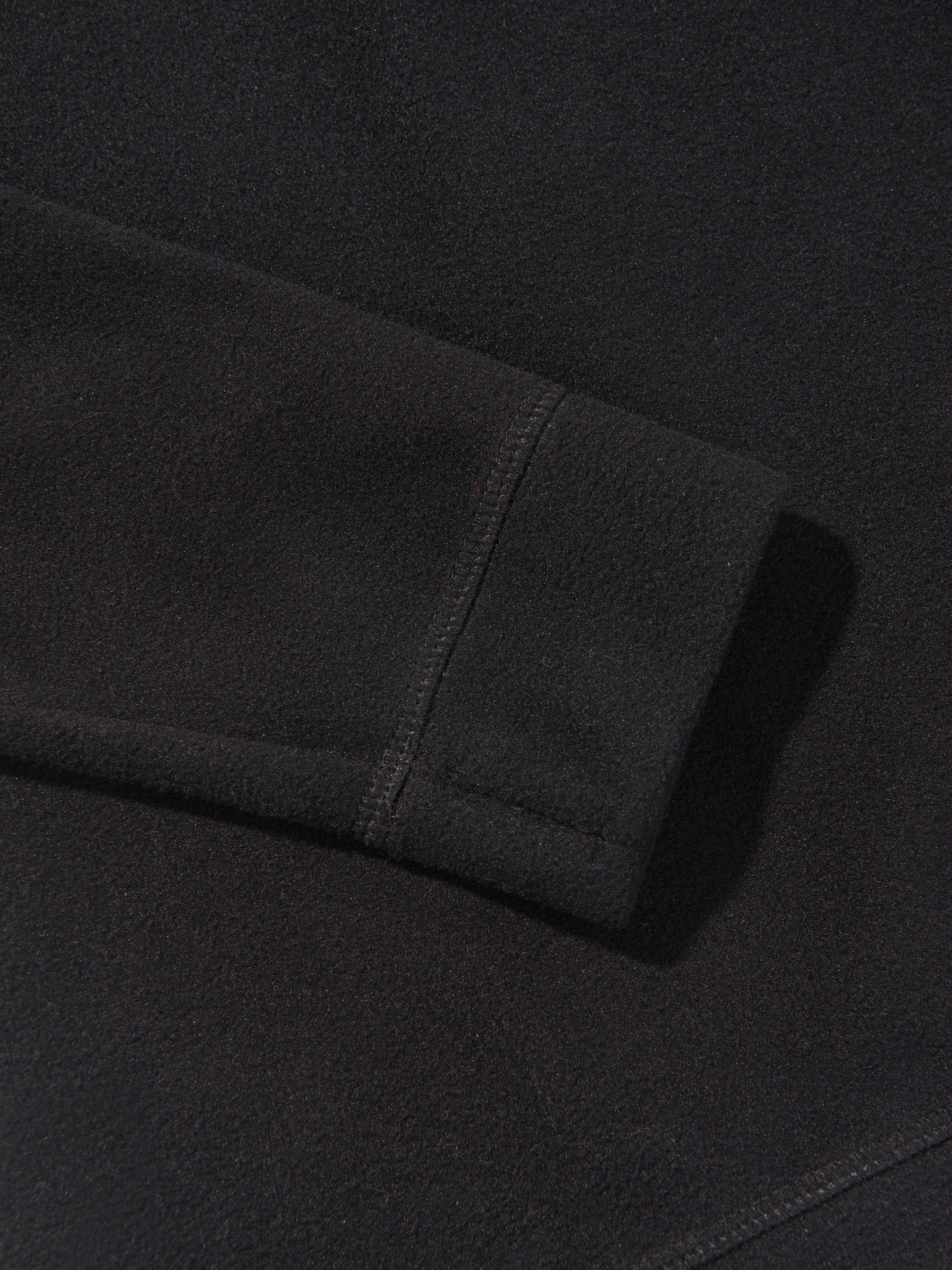 Moncler Enfant Kids Grenoble Half Zip Sweatshirt in Black Buy Authentic Online