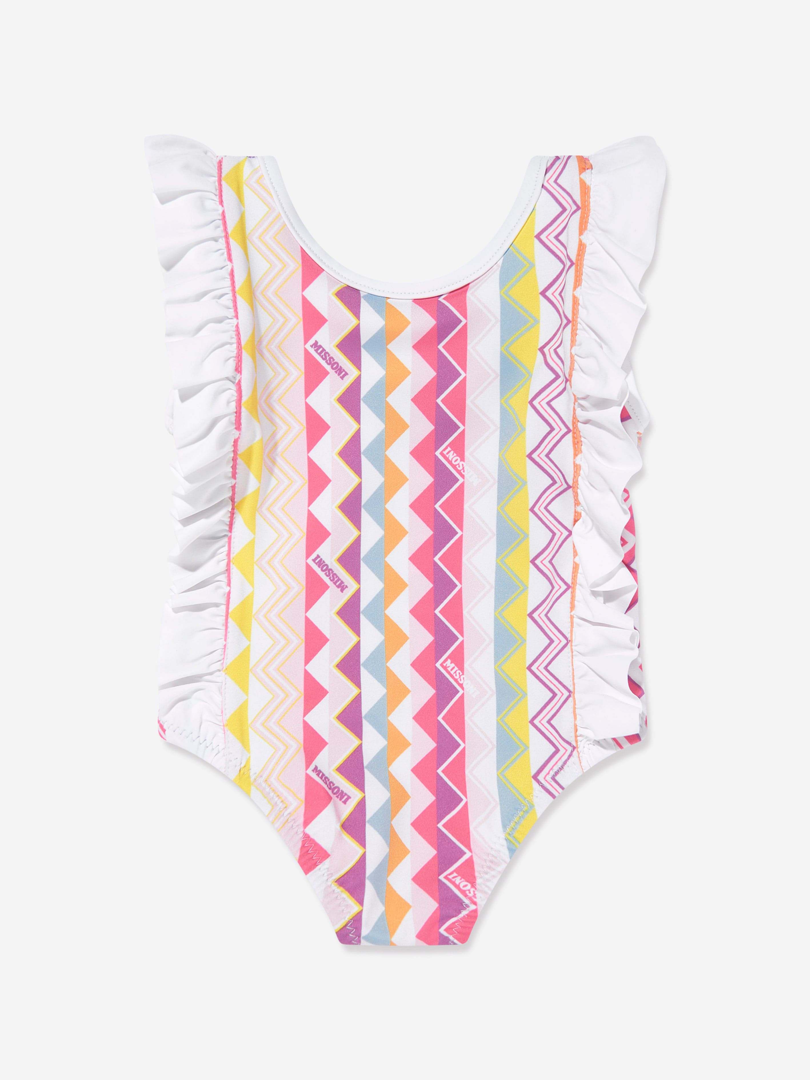 Baby Girls Zigzag Swimsuit in Multicolour Tumblr Online