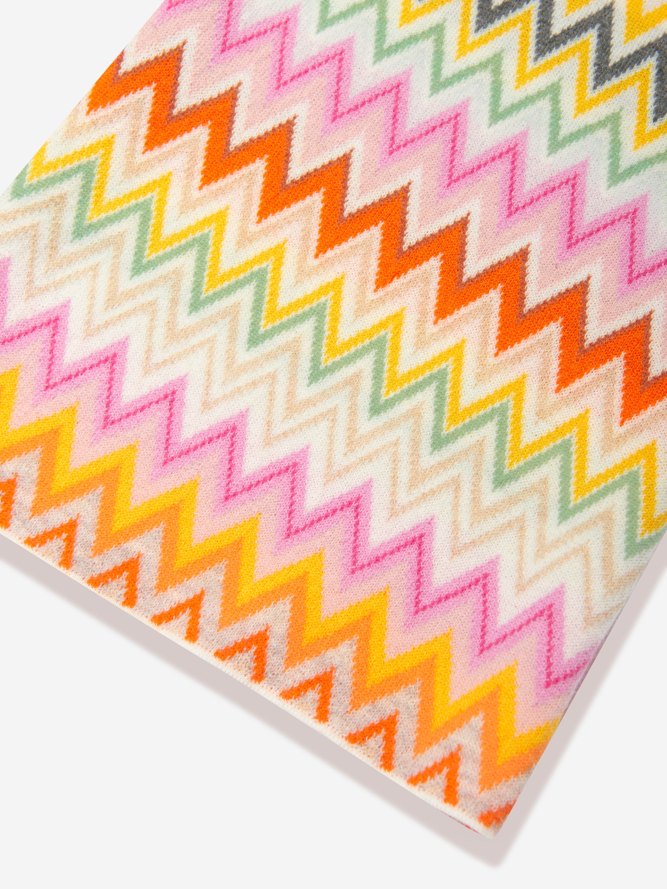 Missoni Girls Zigzag Knitted Trousers in Multicolour Free Shipping Wholesale Pice