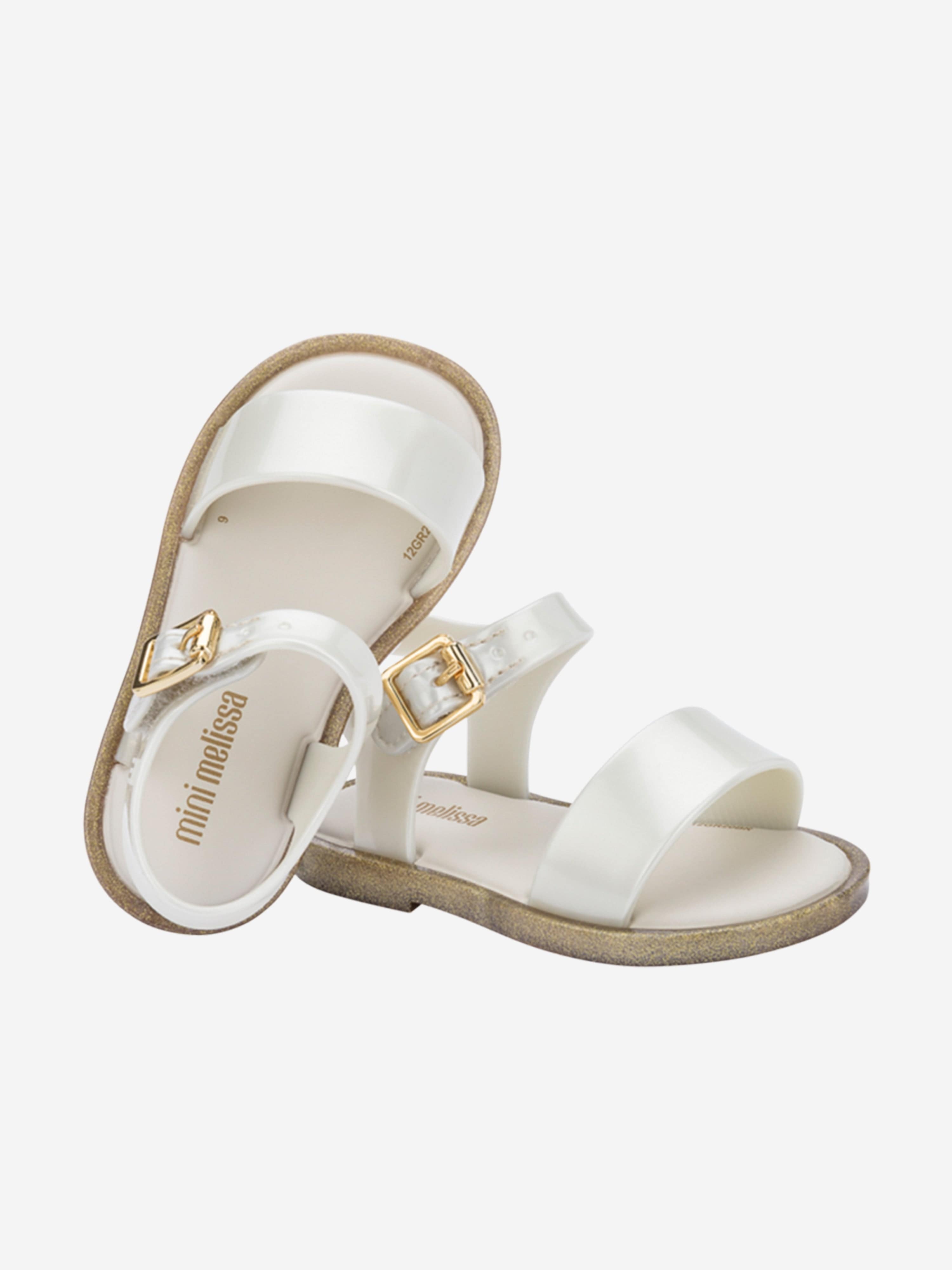 Girls Mar Sandals in White Free Shipping Fake