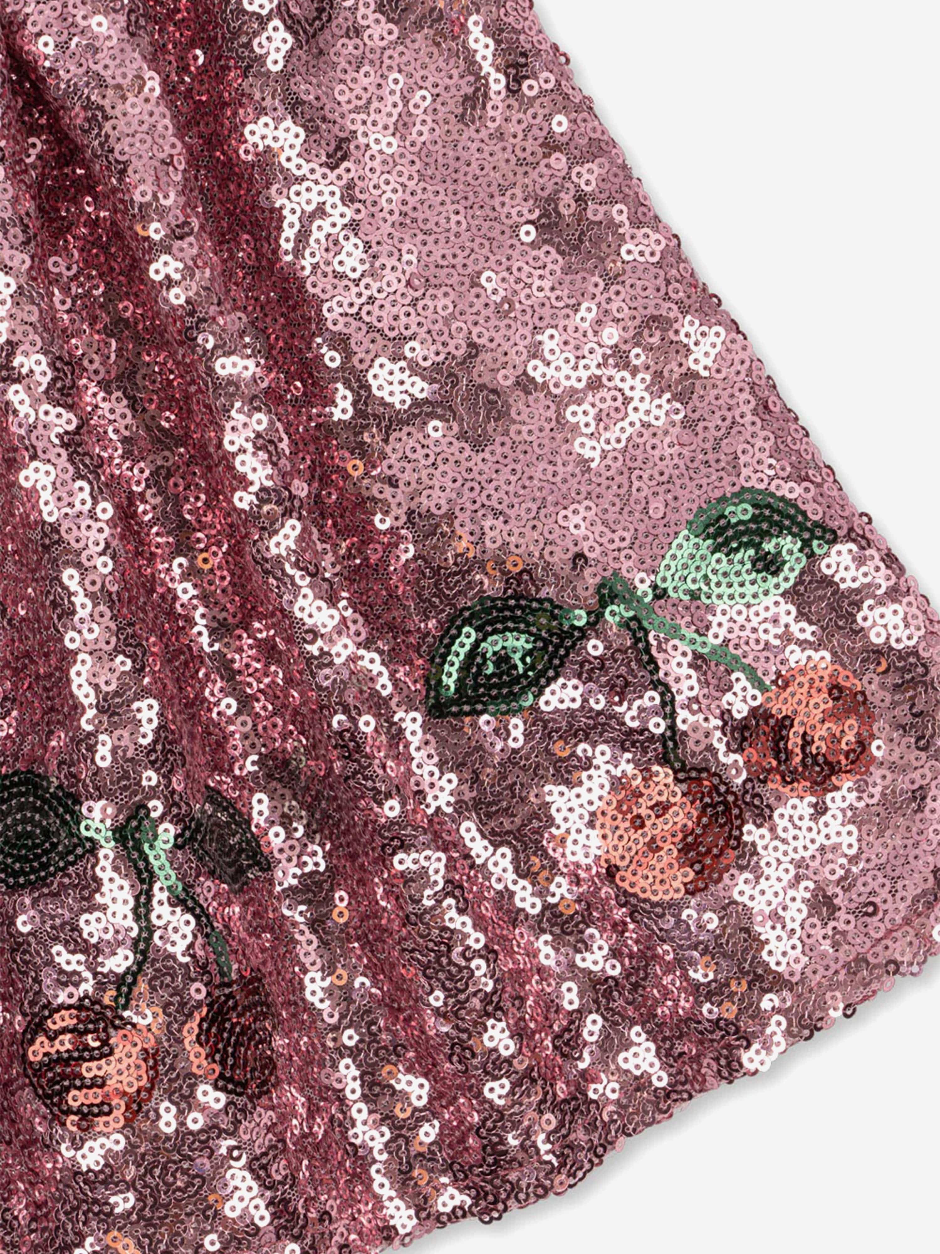 Konges Sljd Girls Starla Sequin Skirt in Pink Sale With Credit Card