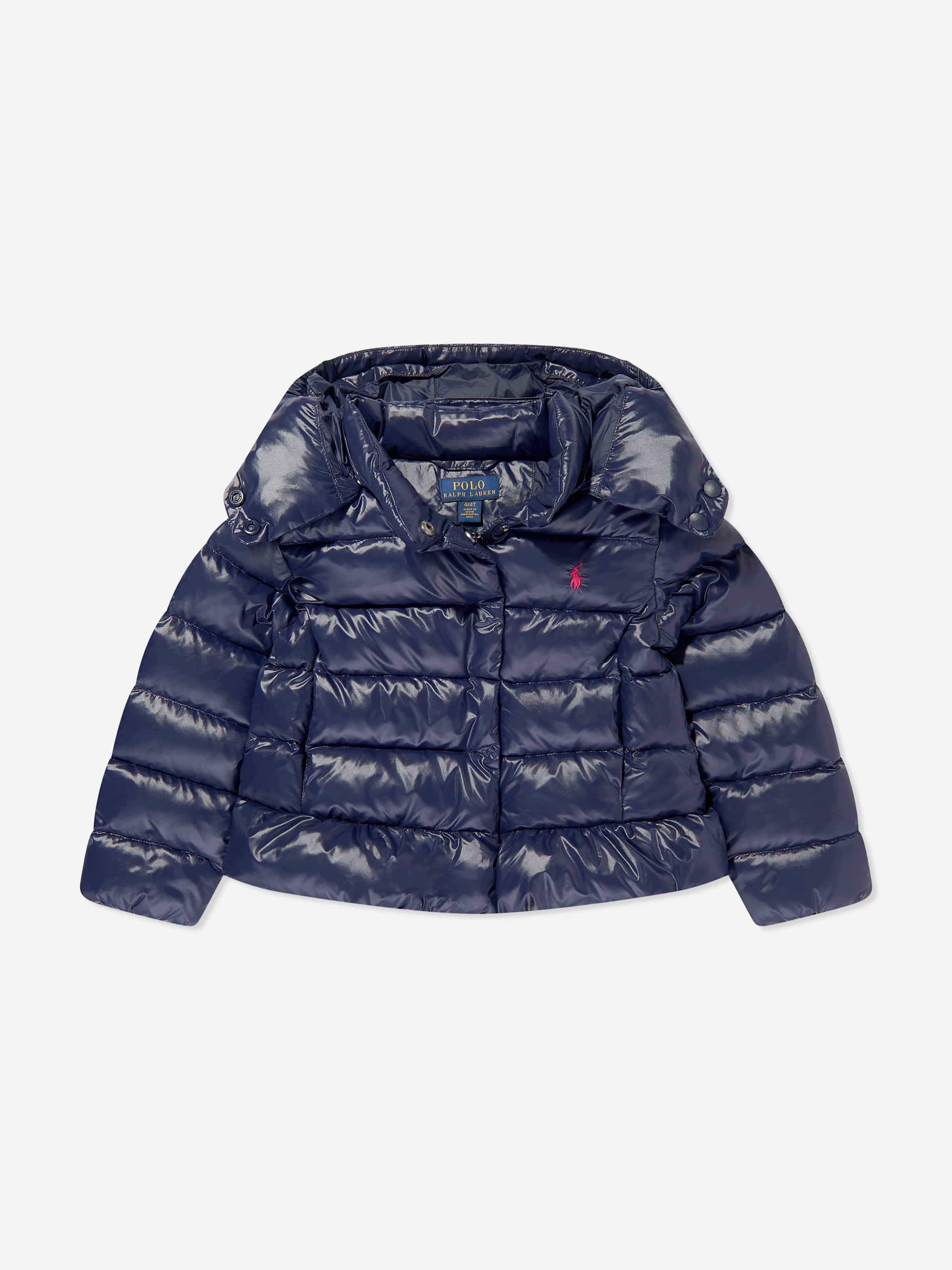 Ralph Lauren Girls Down Padded Jacket in Navy Extremely Cheap Pice