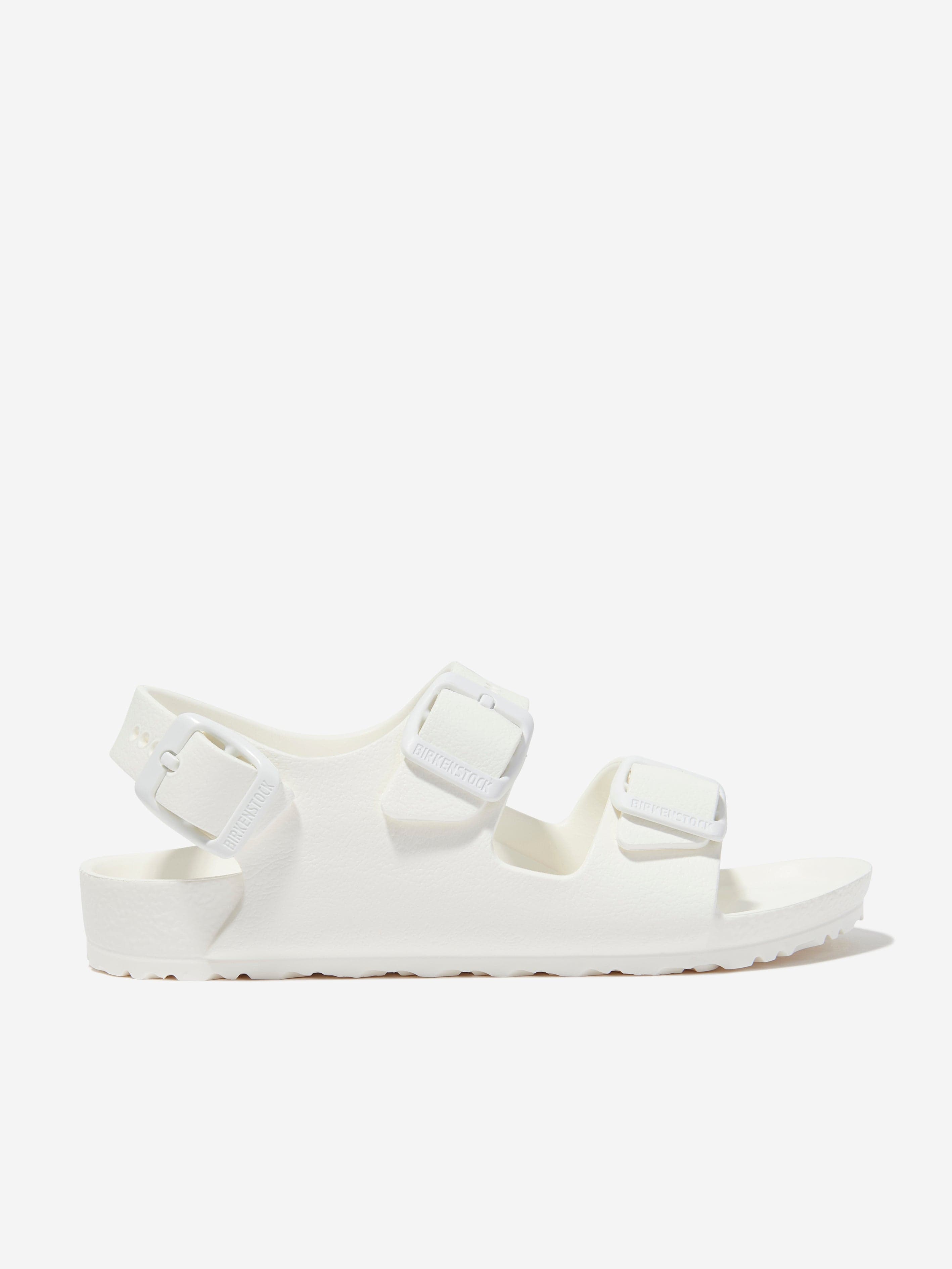 BIRKENSTOCK Kids Milano Eva Sandals in White Get To Buy Cheap Online