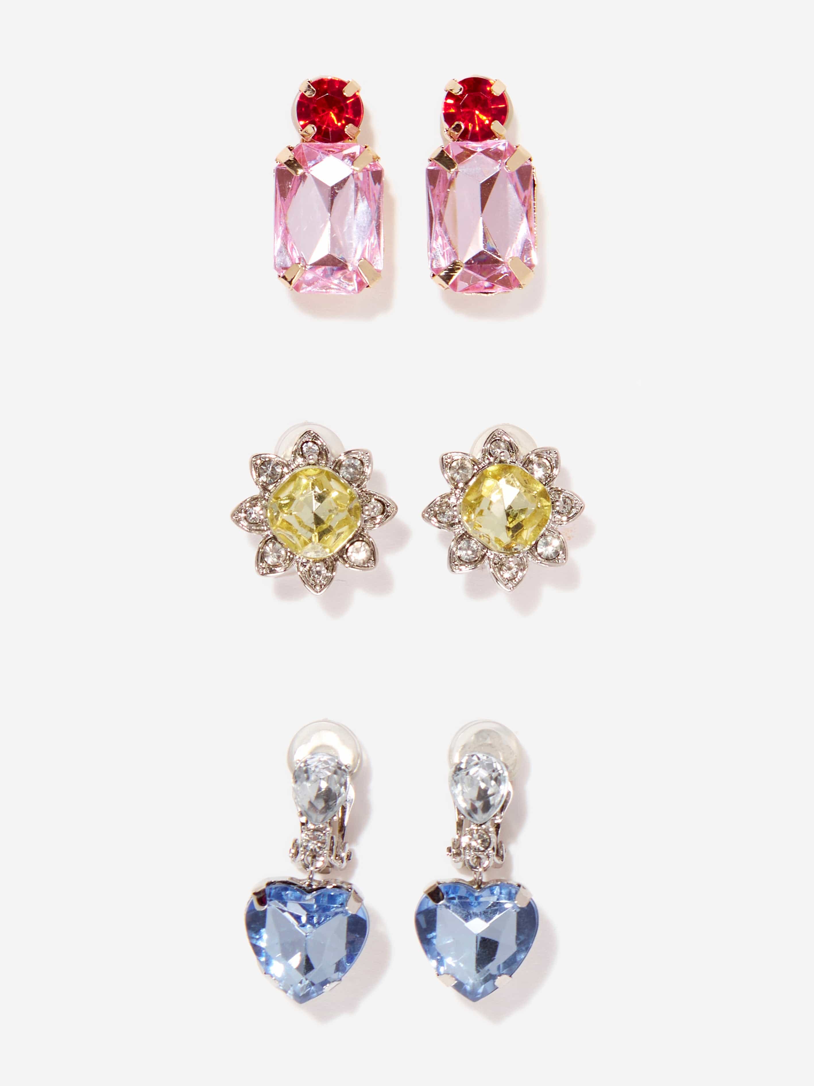 Super Smalls Girls Dinner & Movie Clip-On Earring Set in Multicolour Purchase For Sale