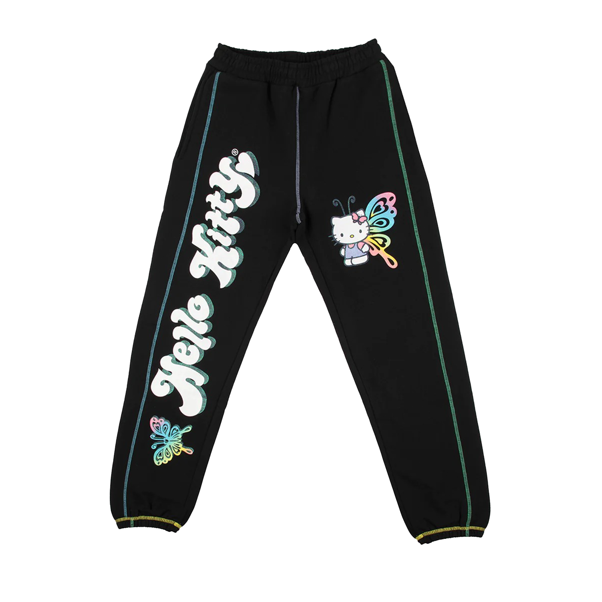 Hello Kitty x Dumbgood Butterfly Glitter Sweatpants Sale Visa Payment