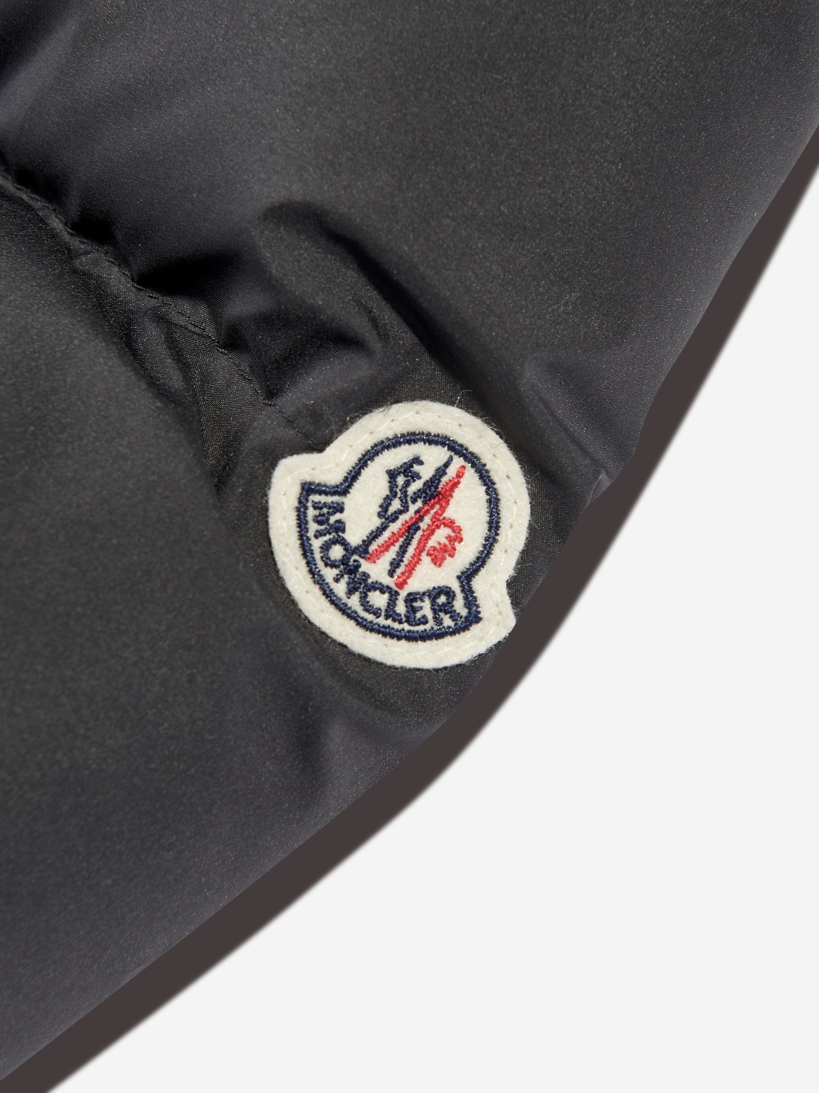 Moncler Enfant Girls Down Padded Ronda Jacket in Black Free Shipping Online