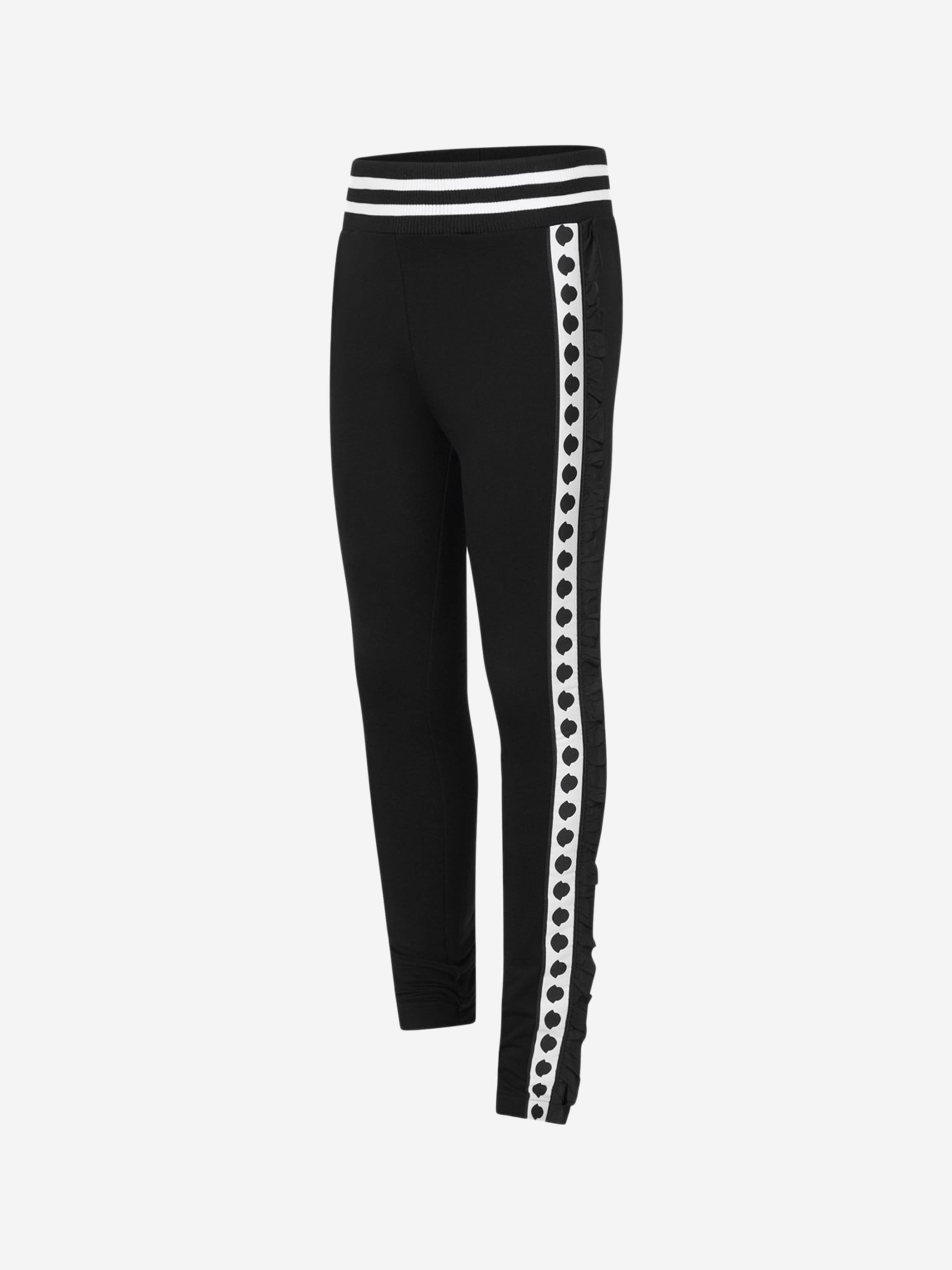 Moncler Enfant Girls Joggers - Cotton Frilly Trim Joggers Cheap Perfect