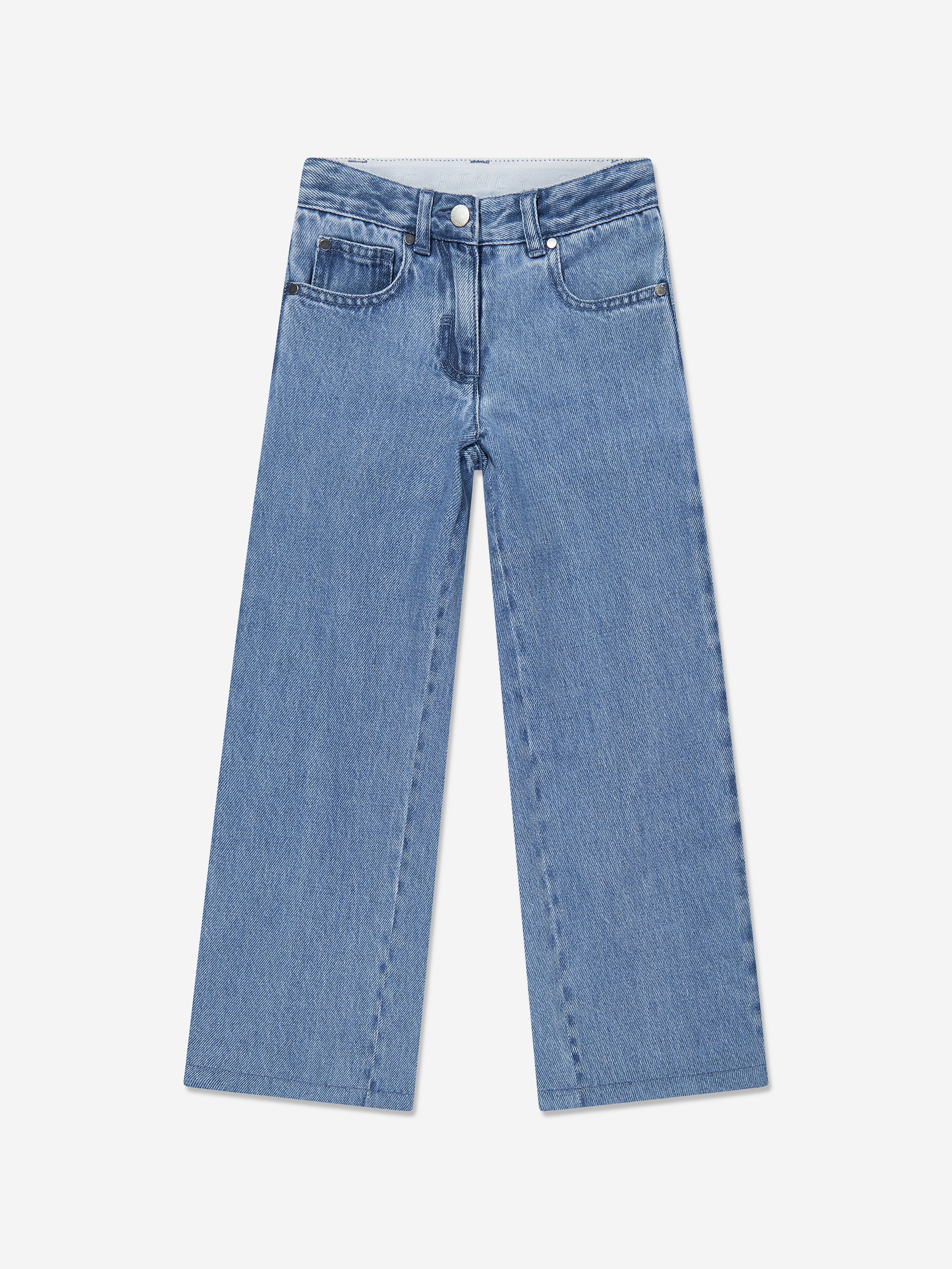 Girls Wide Leg Jeans in Blue Buy Cheap With Mastercard