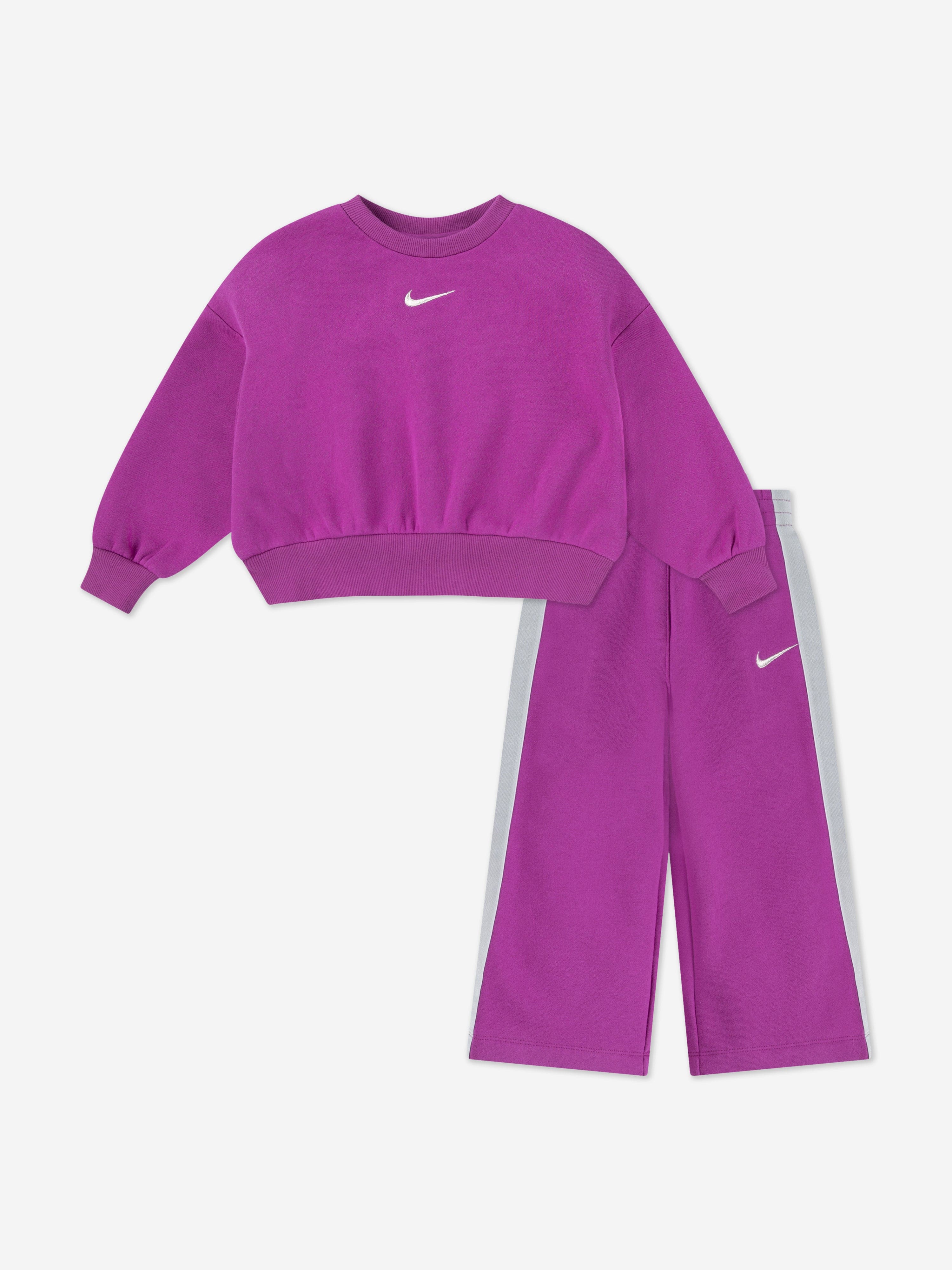 Girls Shine Logo Tracksuit in Purple Best Pices Cheap Pice