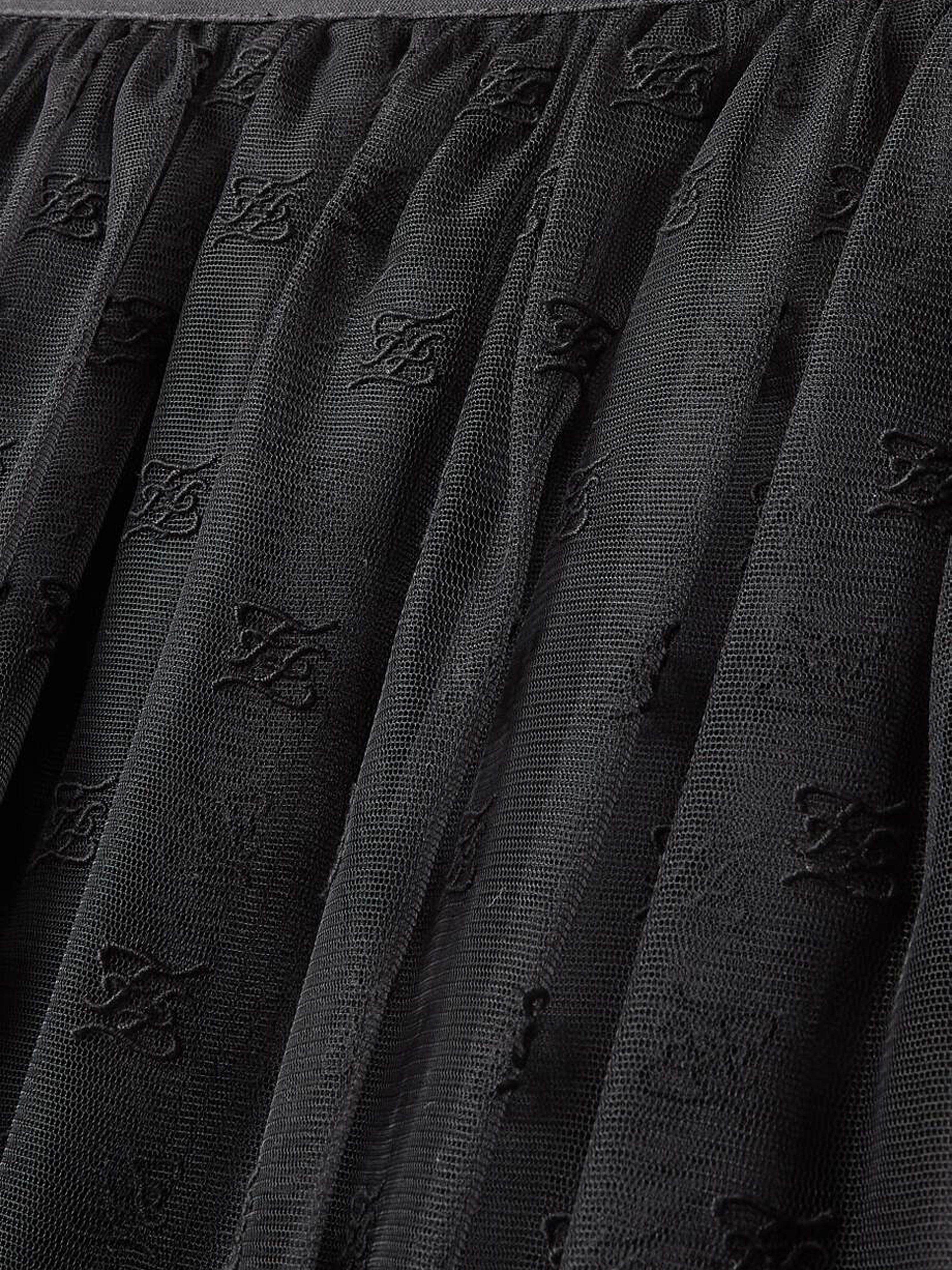 Fendi Girls Embroidered Tulle Skirt Cheap Perfect