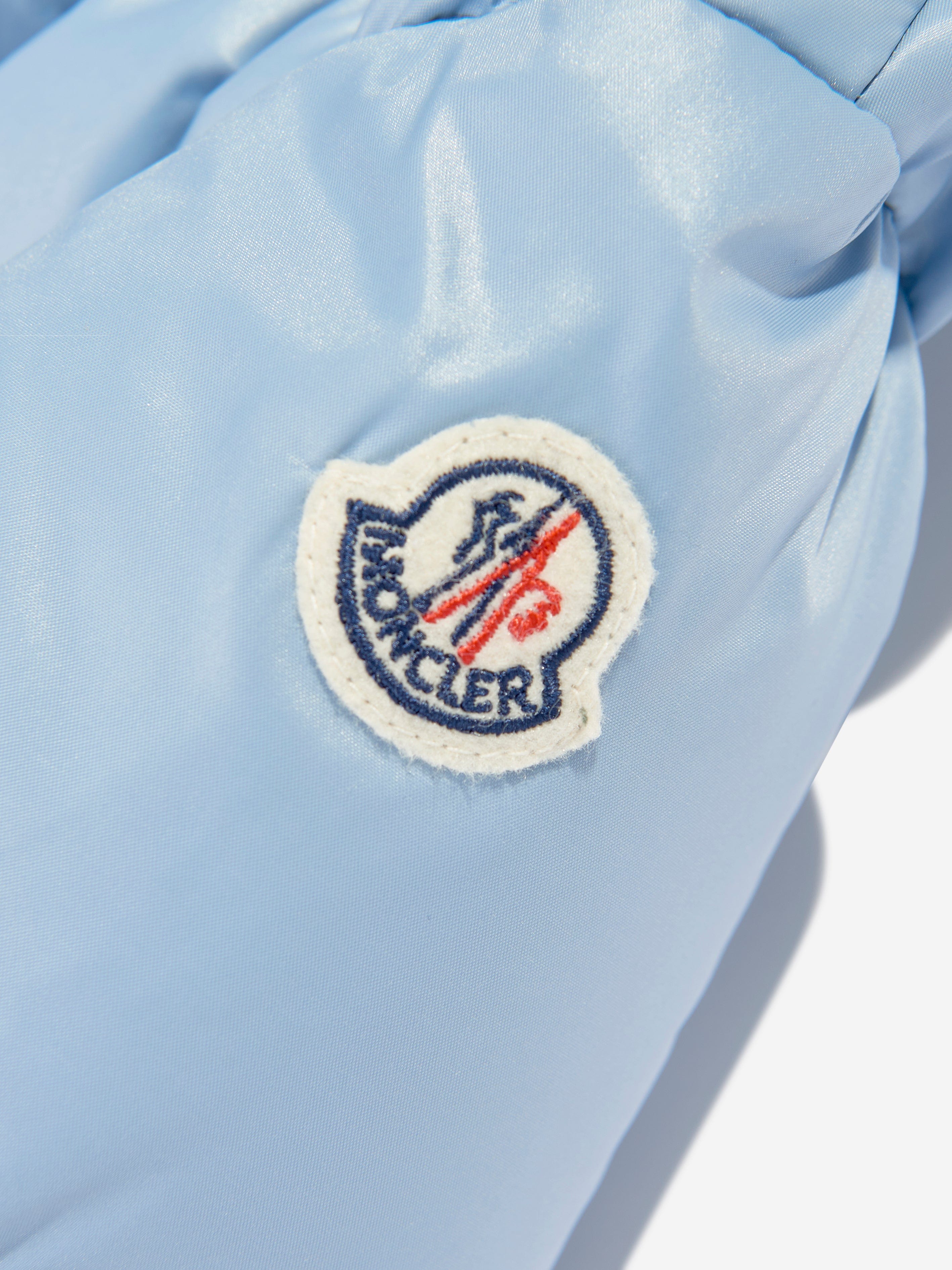 Moncler Enfant Girls Down Padded Parana Jacket in Blue Tumblr Cheap Online