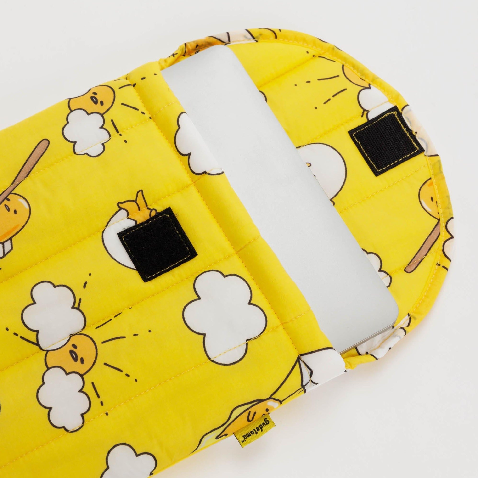 Gudetama x Baggu Puffy Laptop Sleeve Sale Clearance
