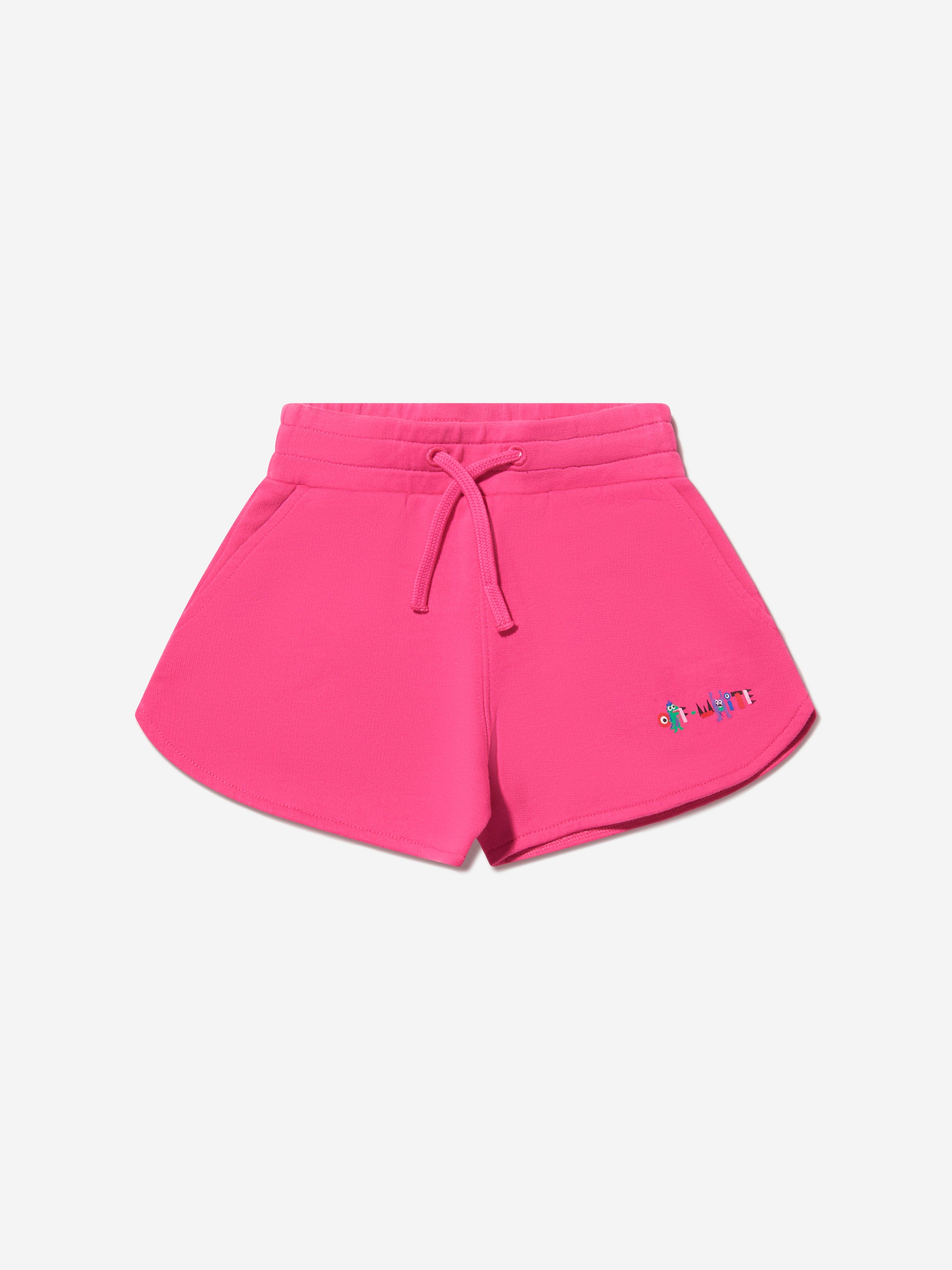 Off-White Girls Cotton Monster Logo Shorts The Best Store To Get