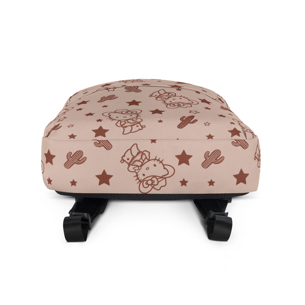 Hello Kitty Tan Western All-over Print Backpack Best Wholesale Sale Online