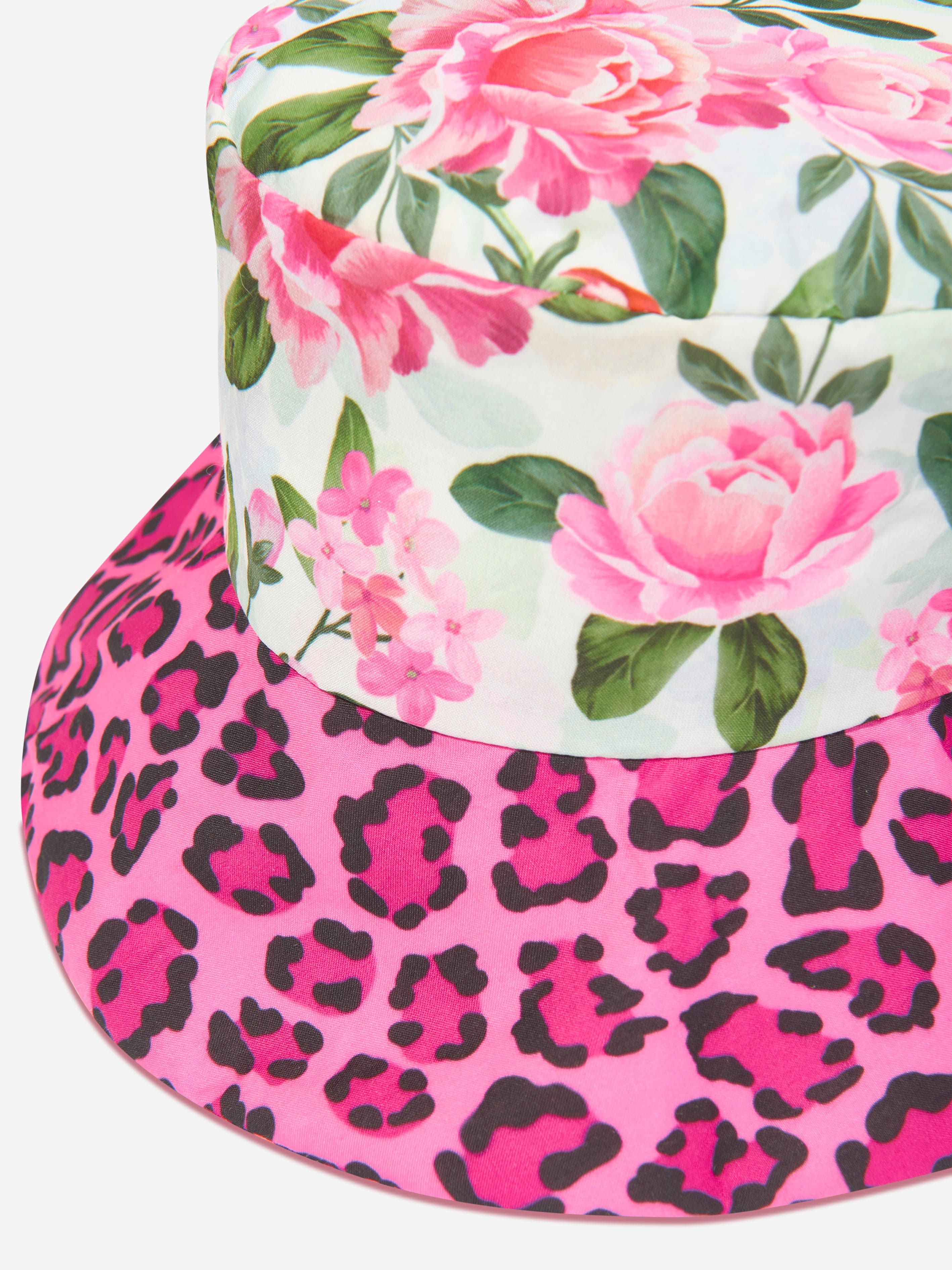 Selini Action Girls Floral And Leopard Bucket Hat in Multicolour Clearance Eastbay