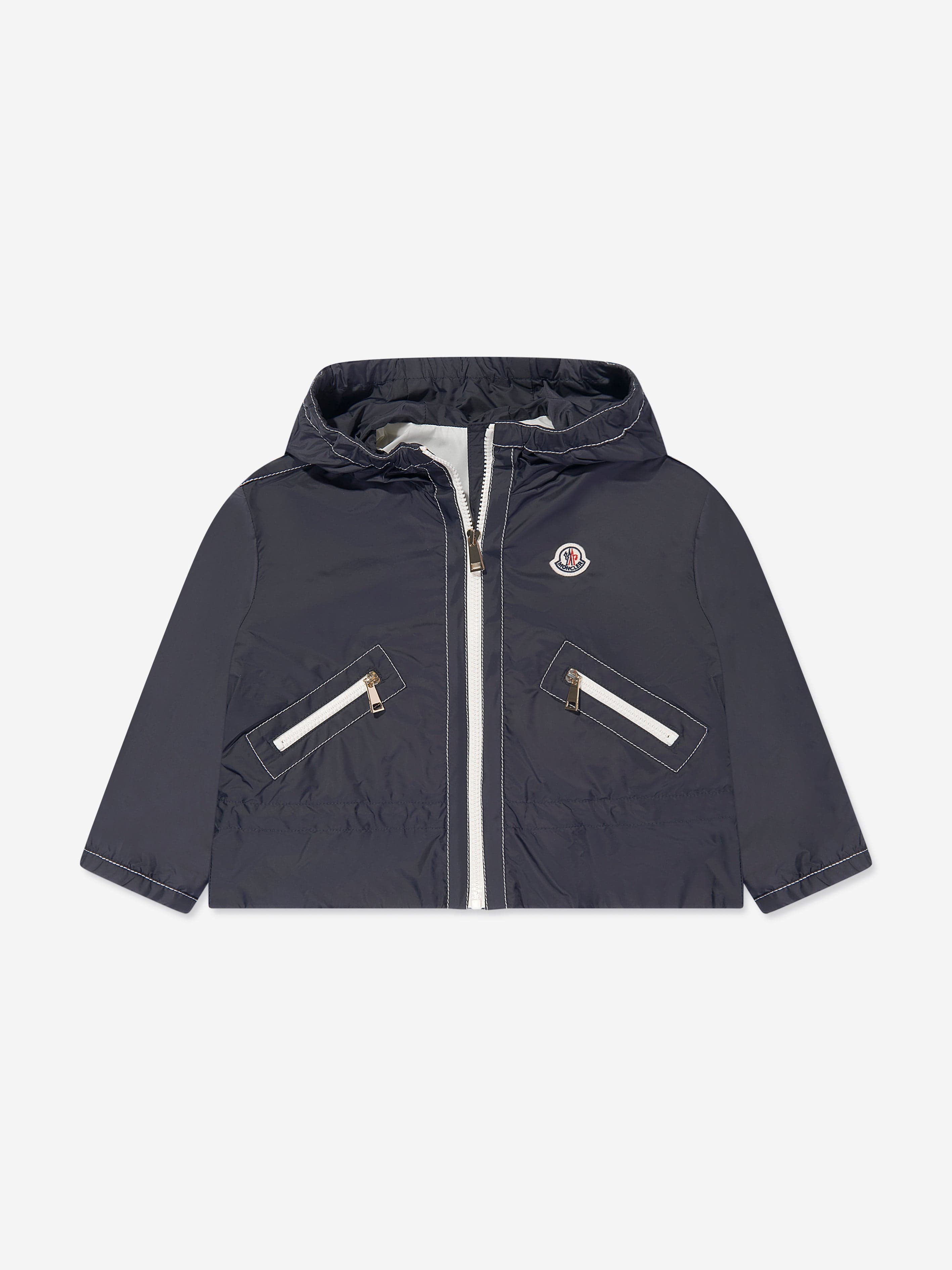 Moncler Enfant Girls Truyere Zip Up Jacket in Navy In China Cheap Online