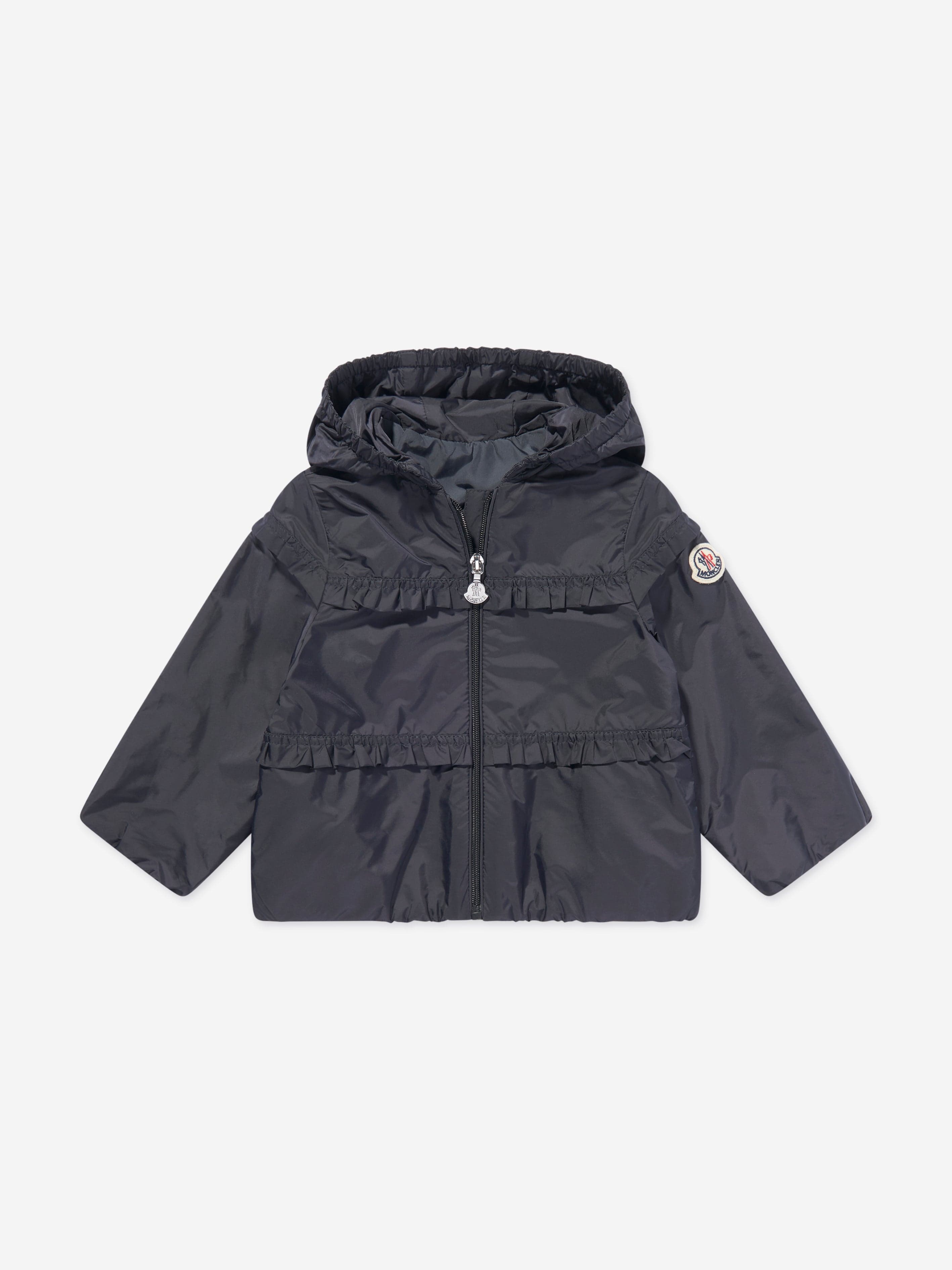 Moncler Enfant Baby Girls Hiti Jacket in Navy Cheap Low Shipping