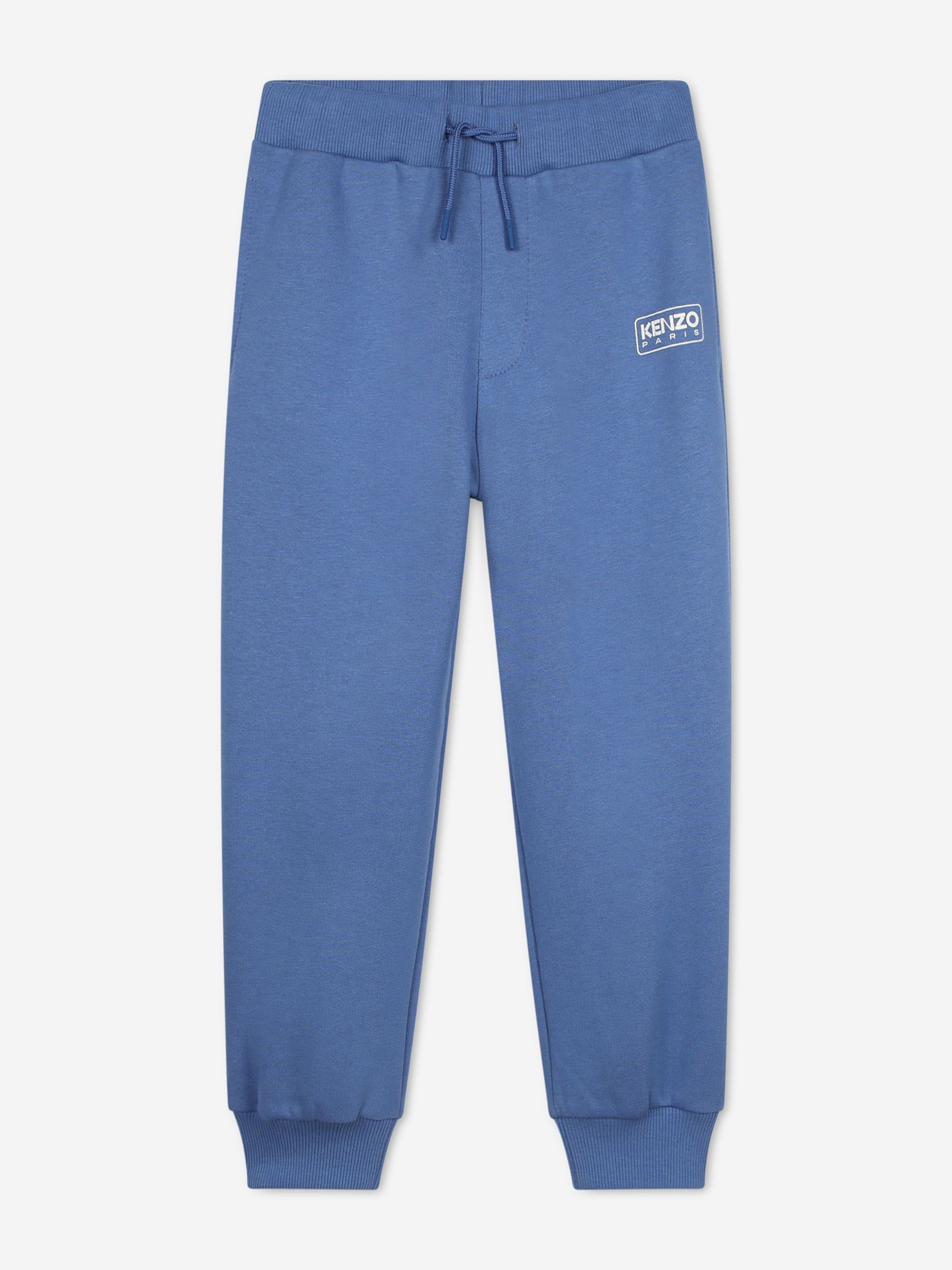 KENZO Kids Logo Joggers in Blue Choice For Sale