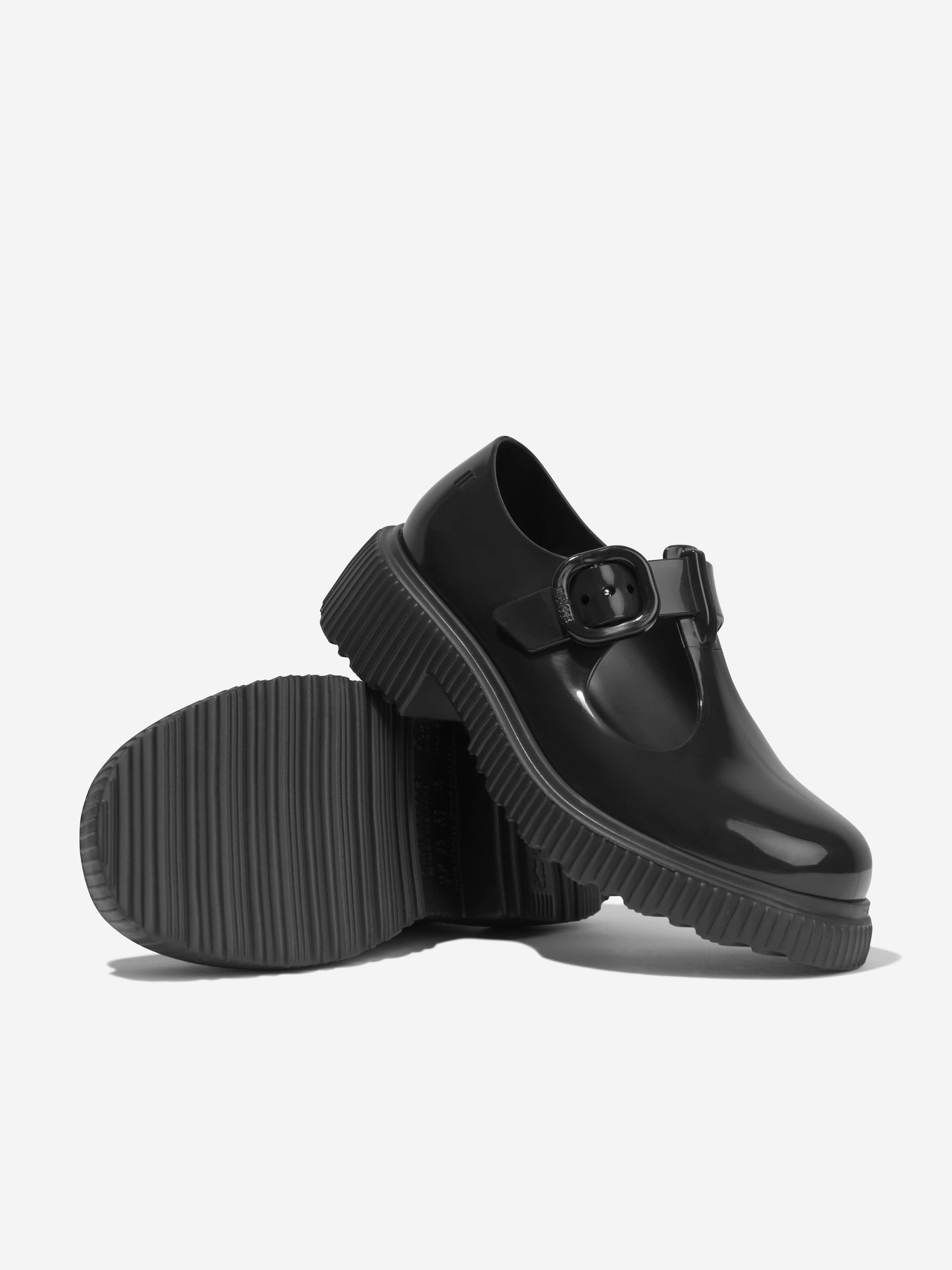 Mini Melissa Girls Jackie T-Bar Jelly Shoes in Black Sale Amazing Pice