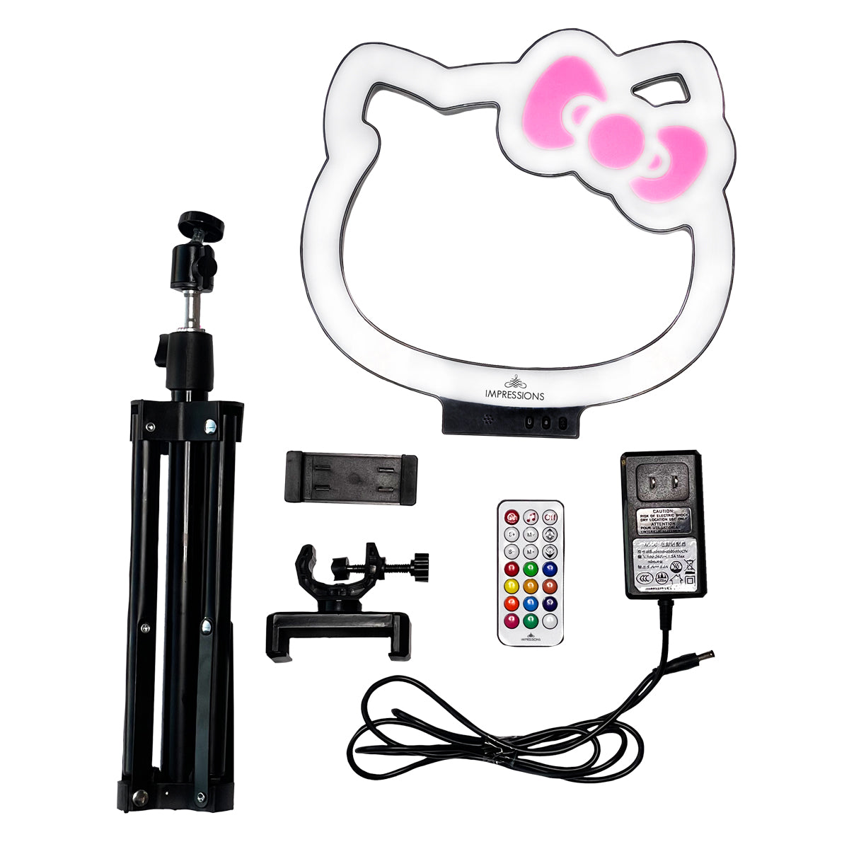 Hello Kitty x Impressions Vanity 10 Desktop Ring Light Tripod For Sale Sale Online