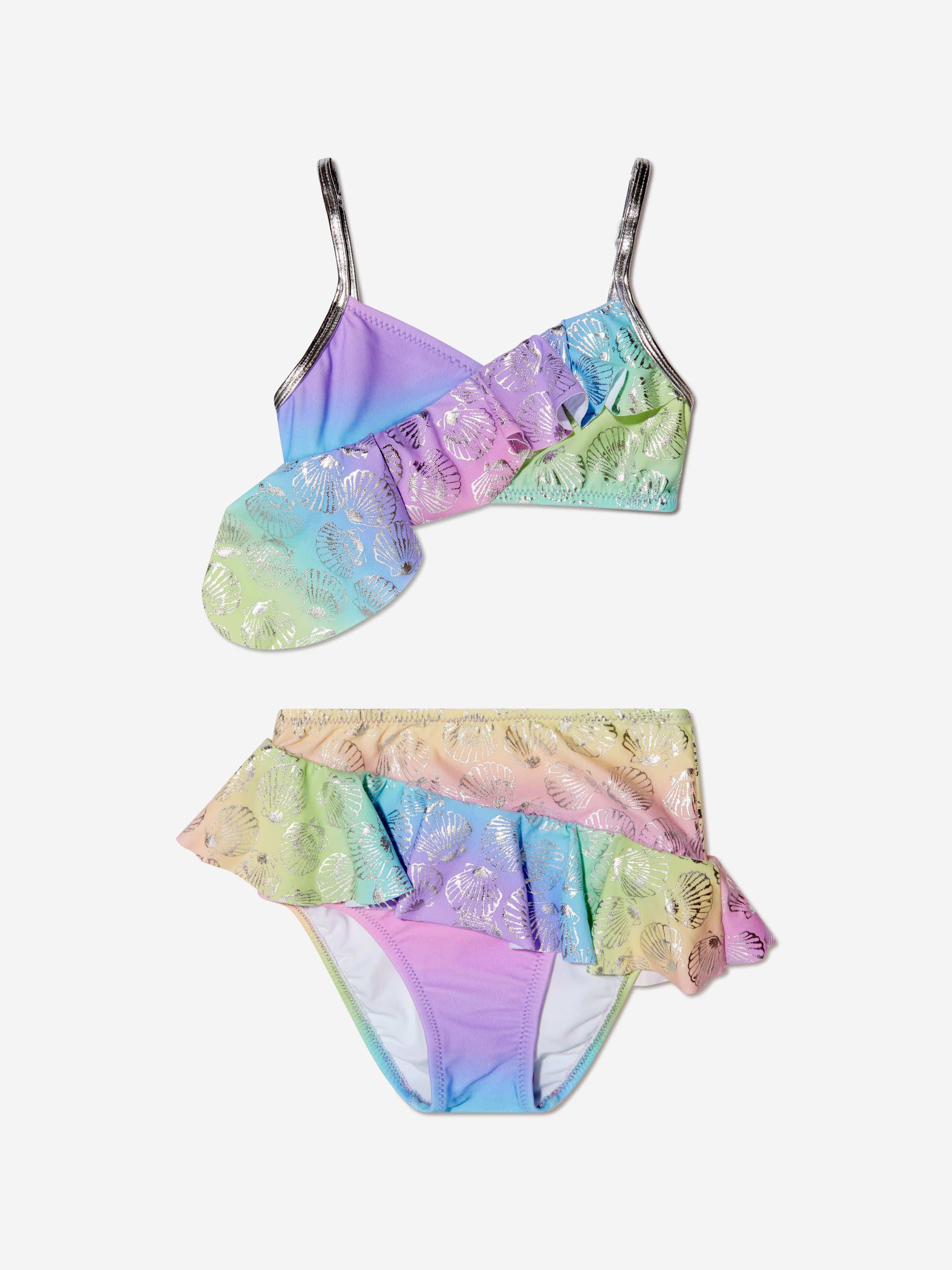 Nessi Byrd Girls Gig Rainbow Bikini in Multicolour Visit New Sale Online