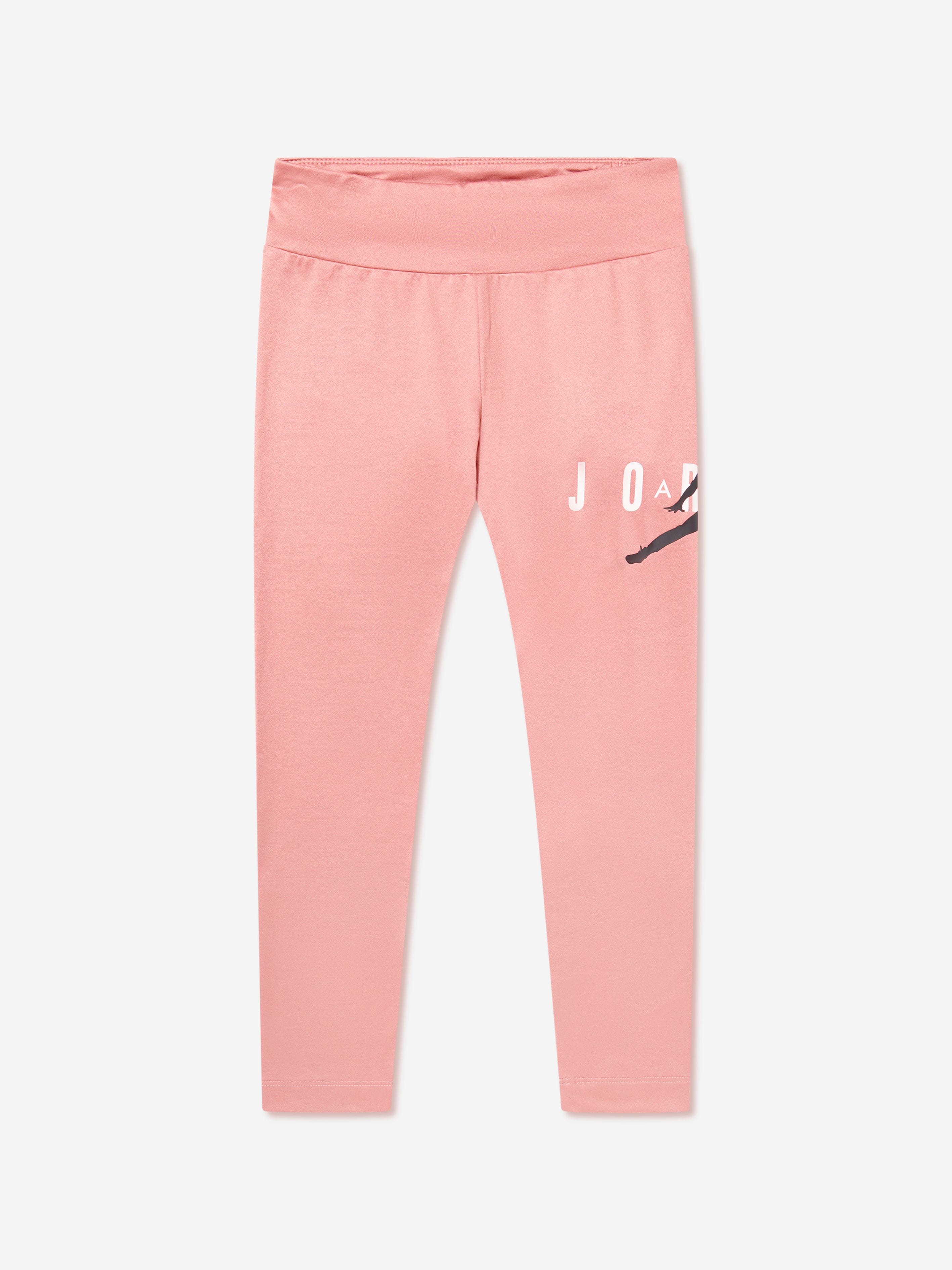 Jordan Girls Jumpman Sustainable Leggings in Red Clearance Perfect