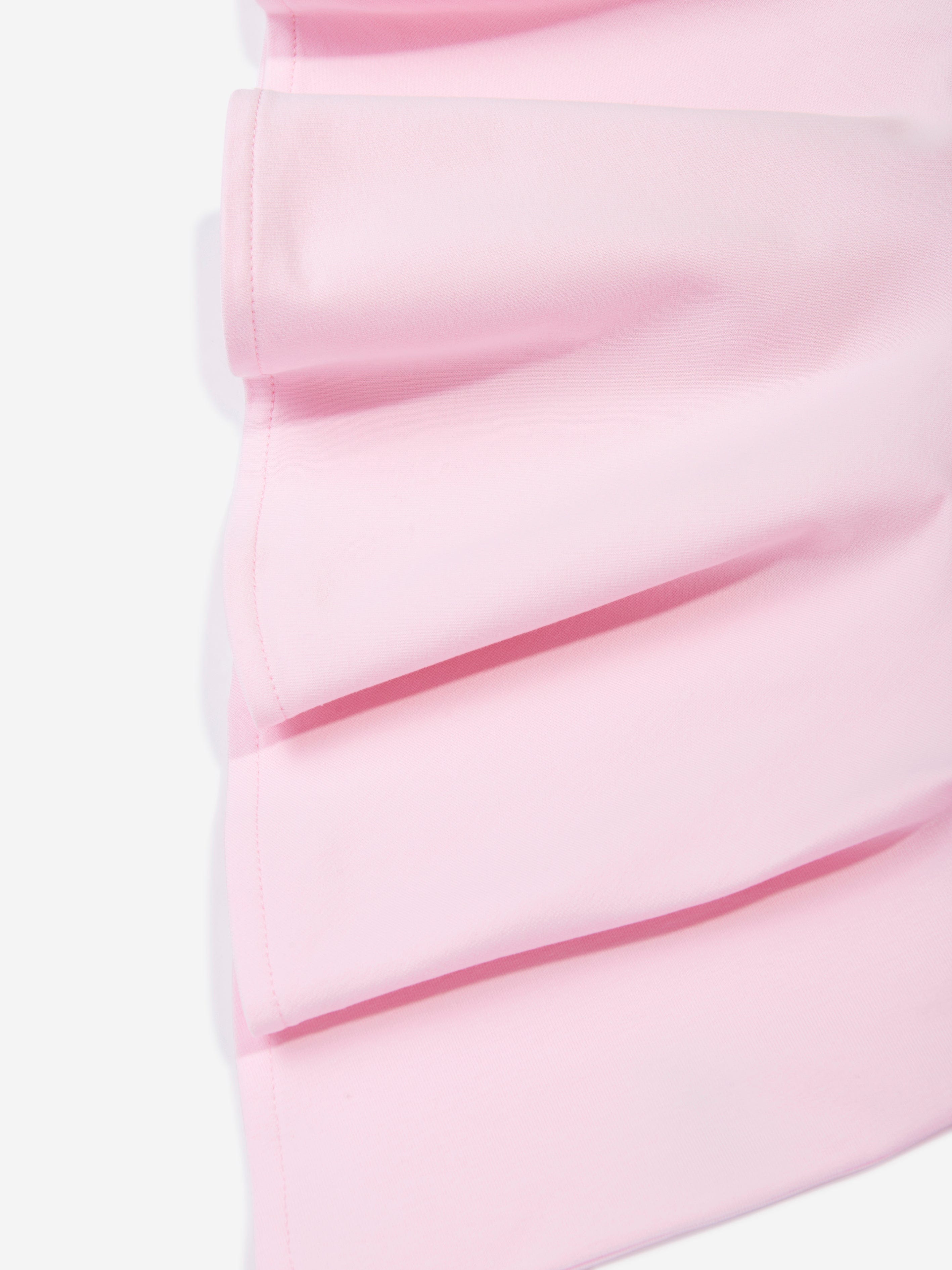 Escada Girls Embroidered Logo Sweater Dress in Pink Buy Cheap Classic