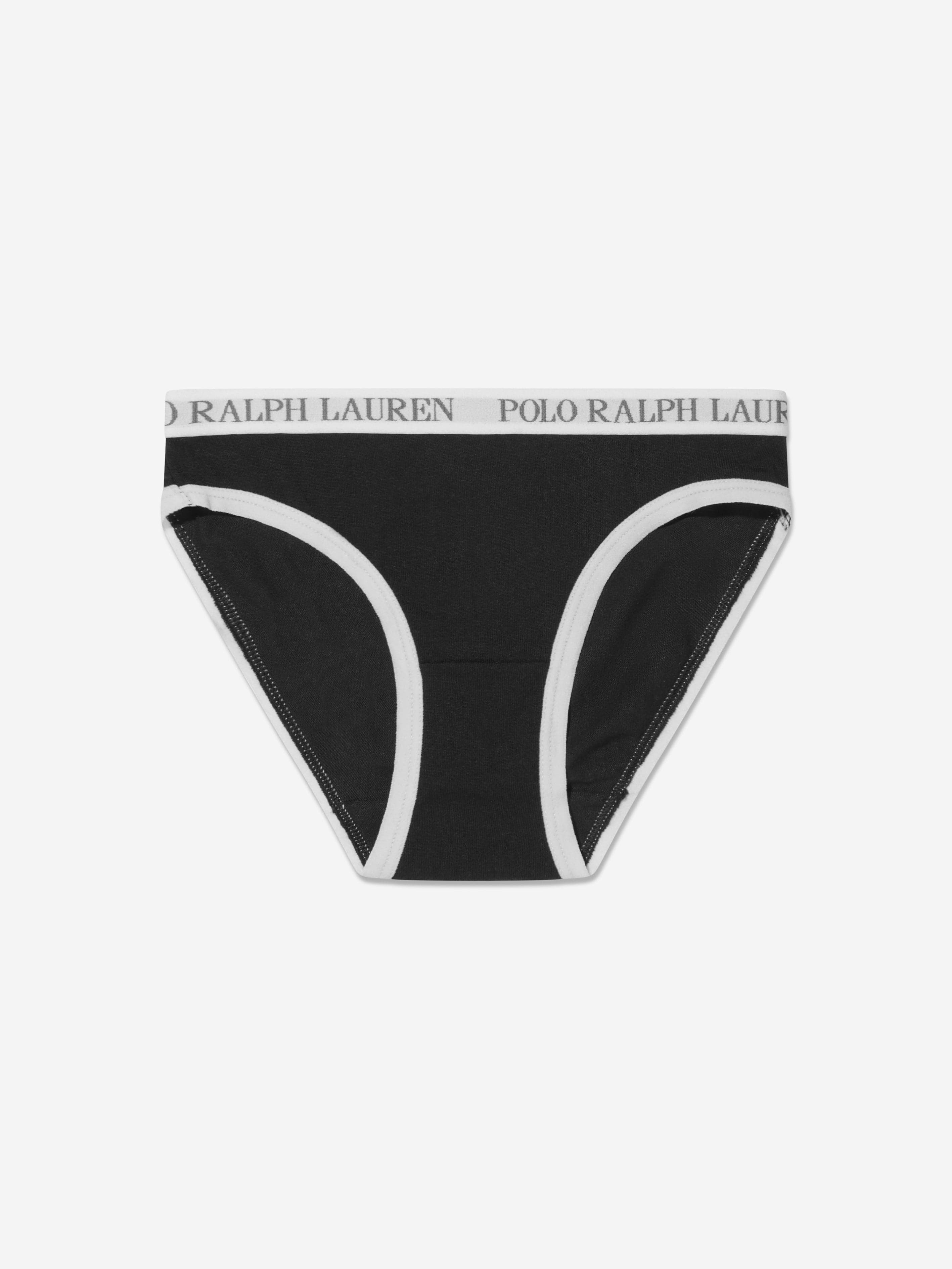 Ralph Lauren Girls 3 Pack Bikini Brief Set in White Clearance Wide Range Of