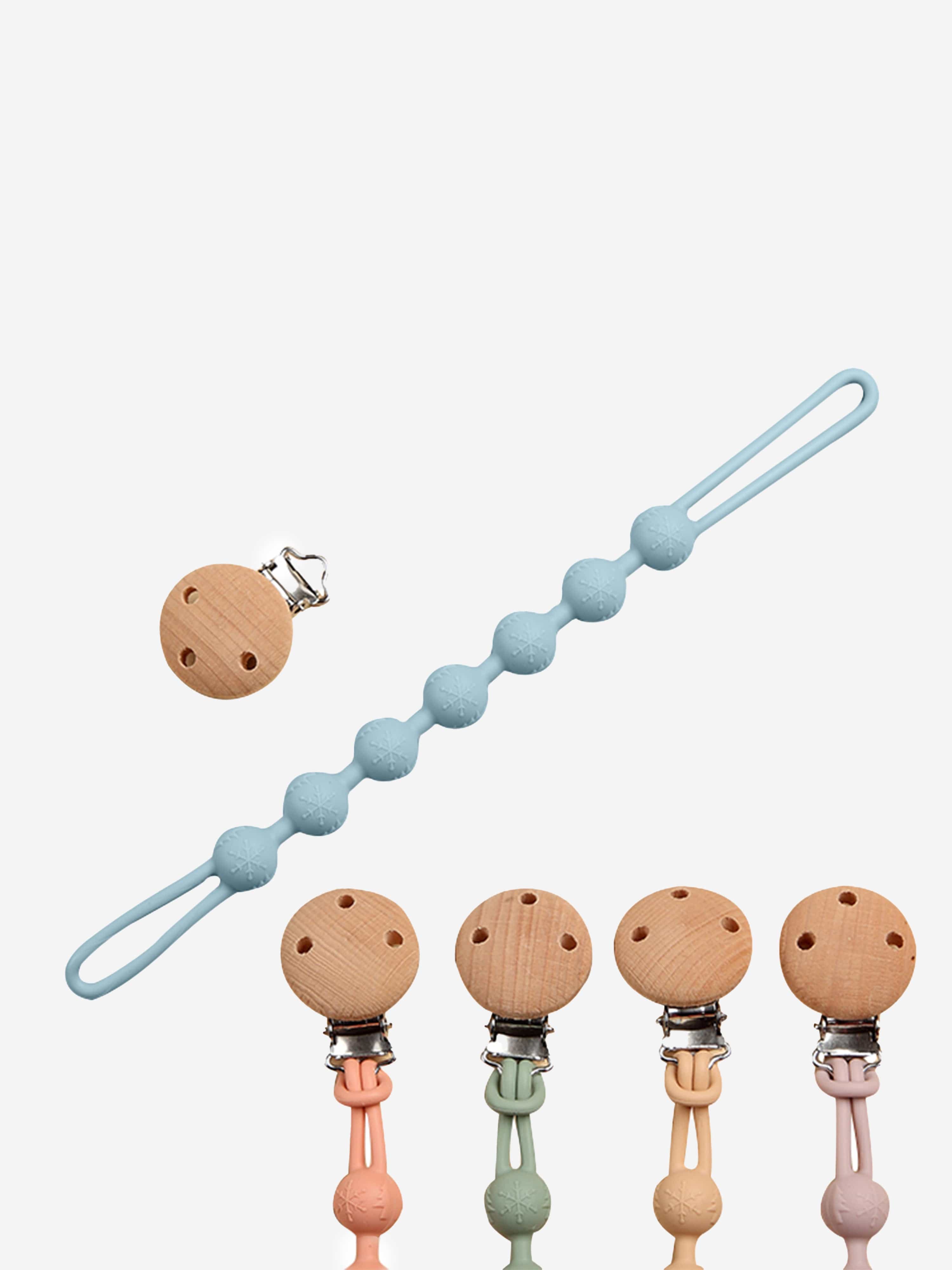 Bloom Bambini Baby Pacifier Clip and Teether in Blue Buy Cheap Get Authentic