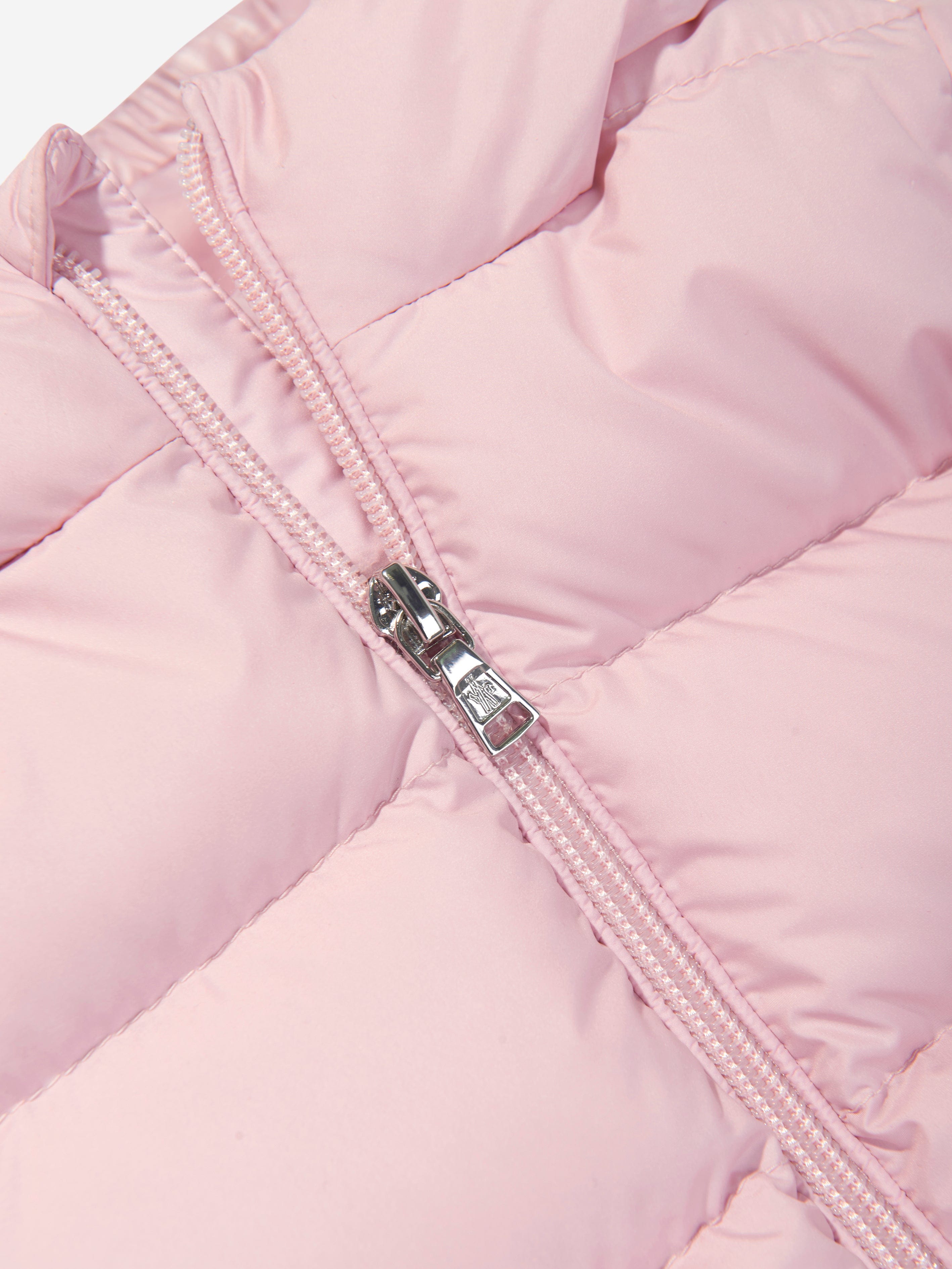 Moncler Enfant Baby Girls Down Padded Sharon Jacket in Pink Store With Big Discount